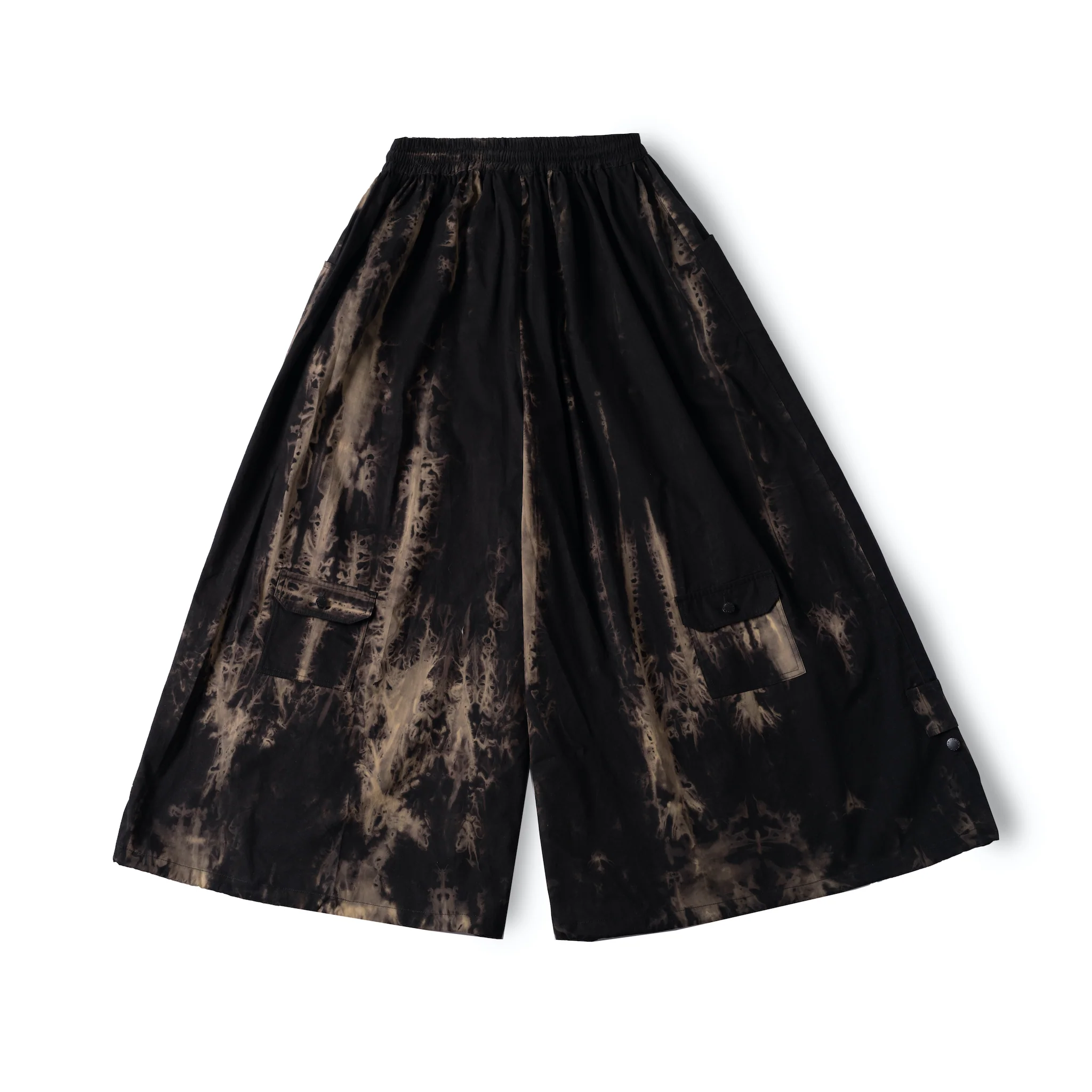 Wide Leg Yemi Pants - Wring Dye Black - Image 5