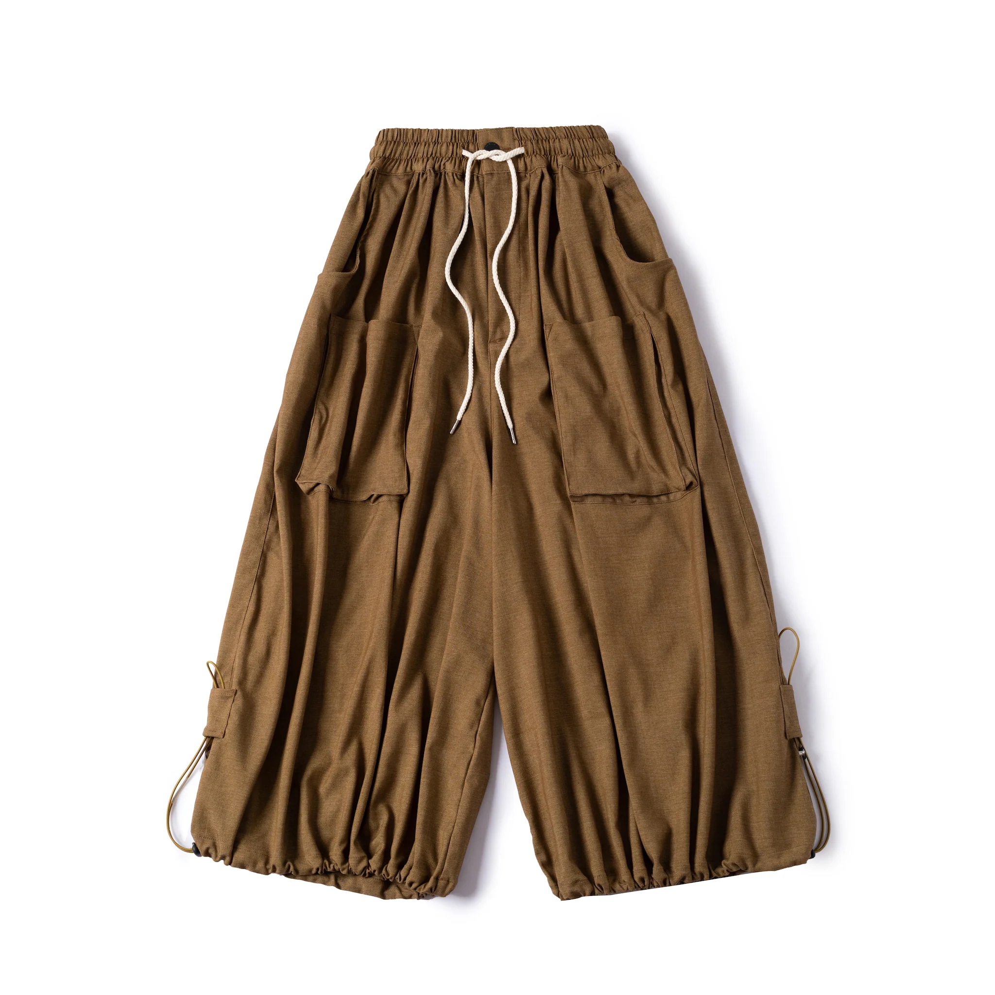 Wide Leg Yemi Pants - Coffee - Image 12