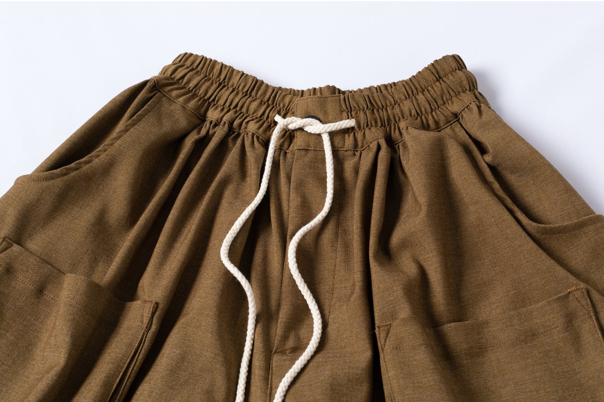 Wide Leg Yemi Pants - Coffee - Image 15