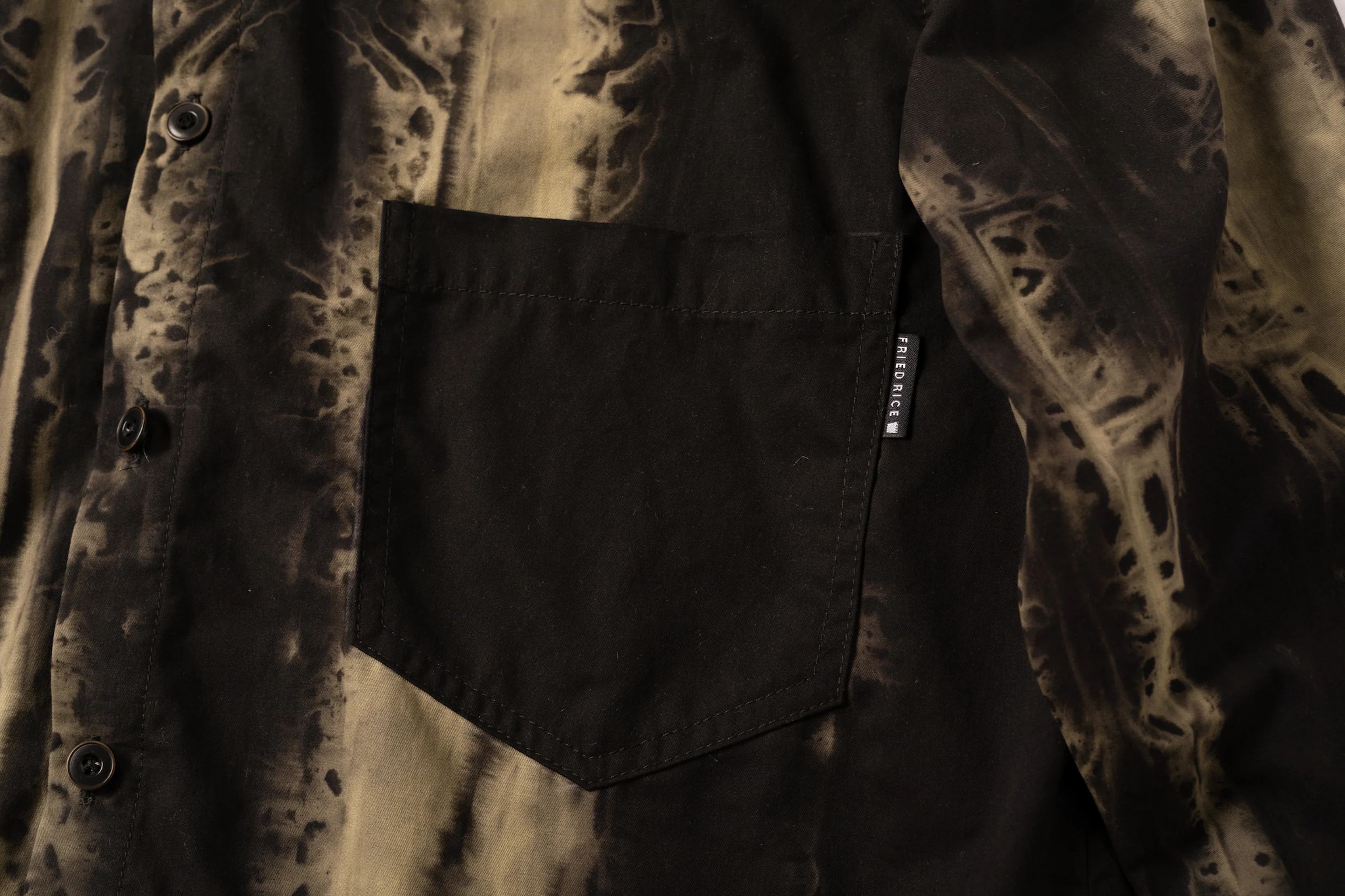 Wring Dye Button Up - Black - Image 10
