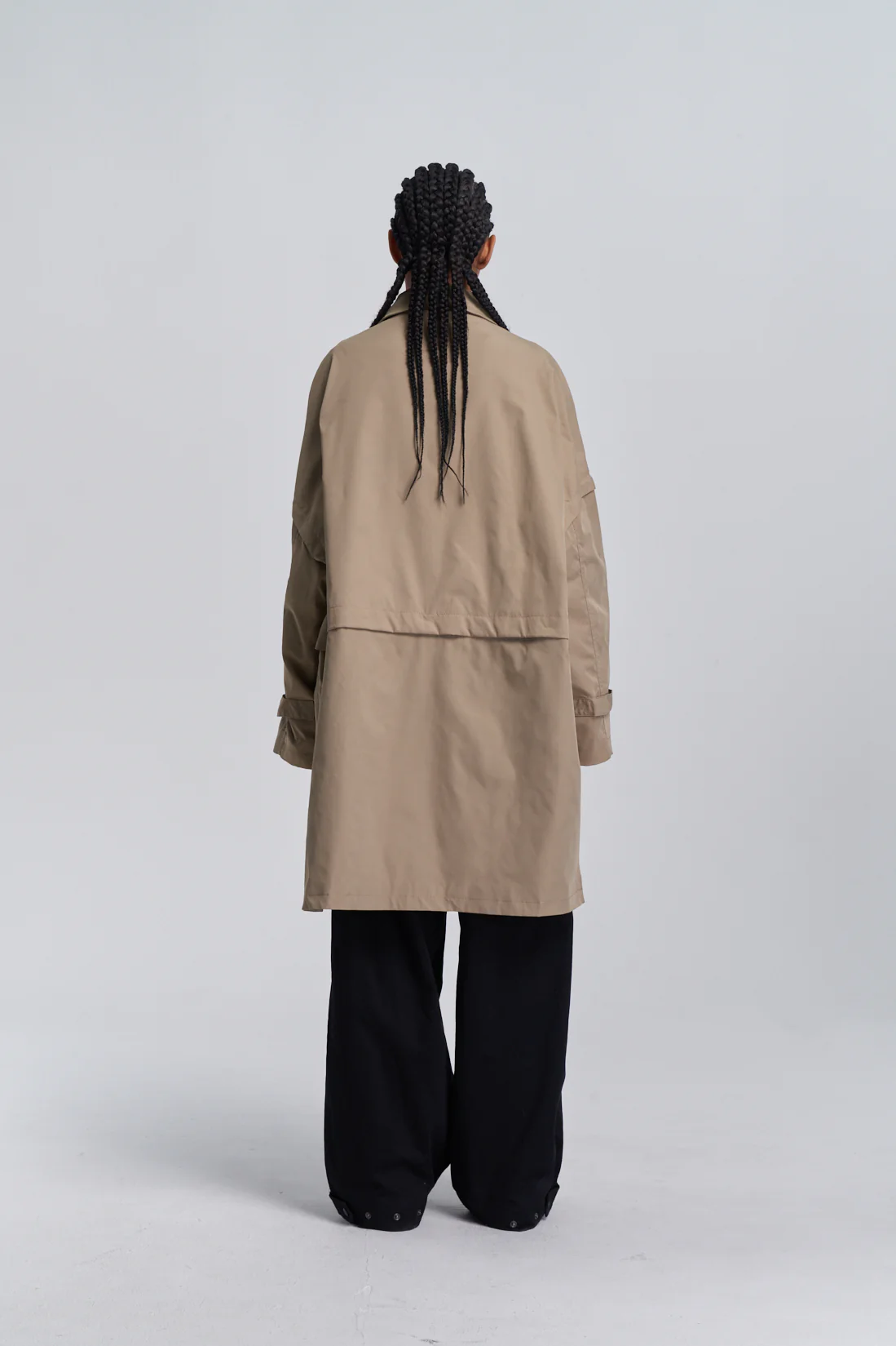 Convertible Trench Coat - Sand - Image 12