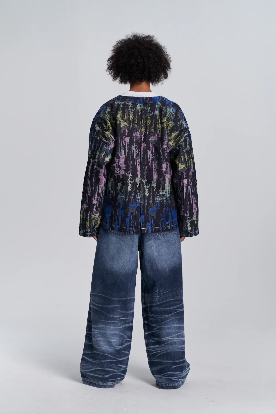 Shibuya Denim Kimono Blazer - Image 11