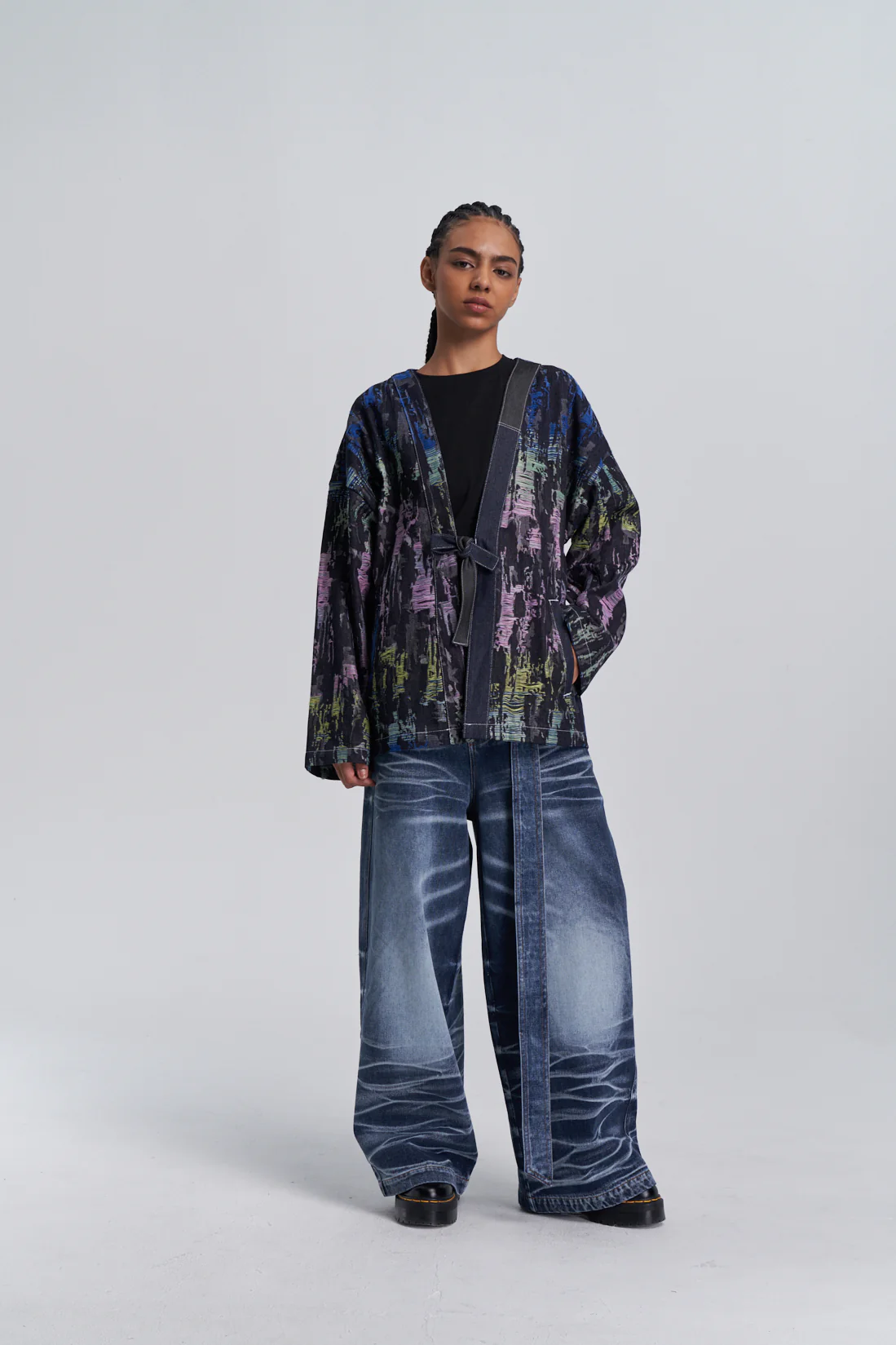 Shibuya Denim Kimono Blazer - Image 3
