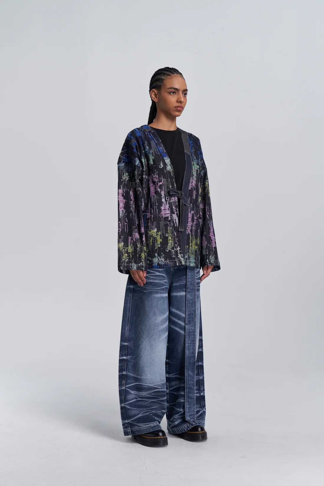 Shibuya Denim Kimono Blazer - Image 6