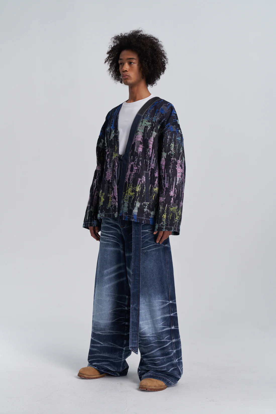 Shibuya Denim Kimono Blazer - Image 8
