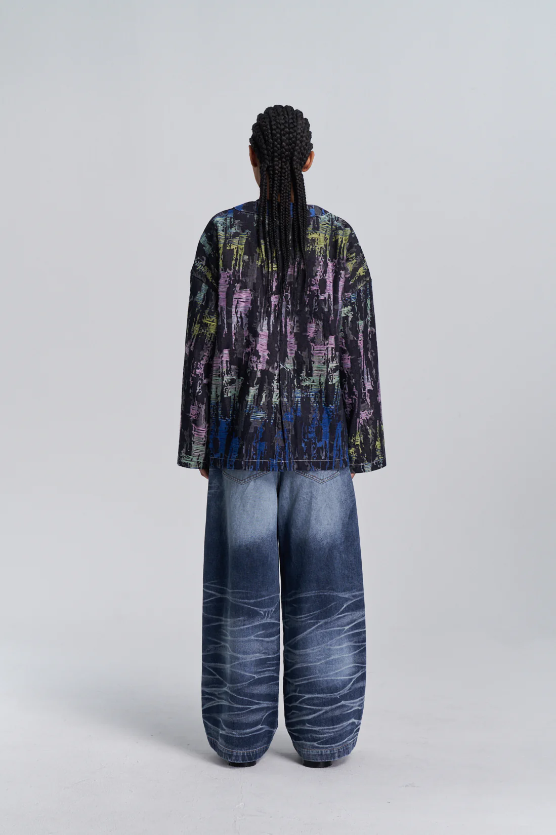 Shibuya Denim Kimono Blazer - Image 9