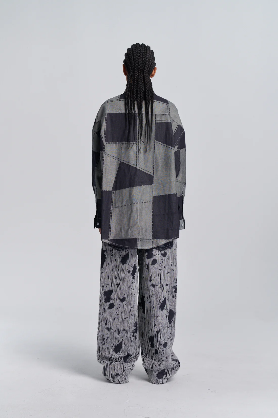 Denim Patchwork Overshirt - Image 10
