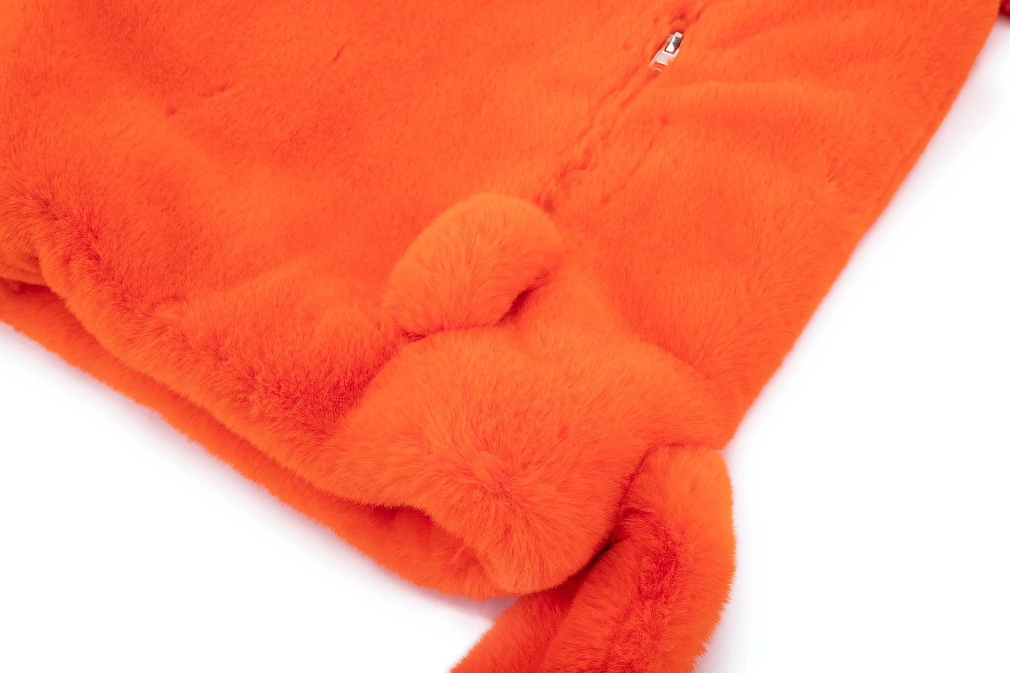 Faux Fur Trapper Jacket - Orange - Image 16