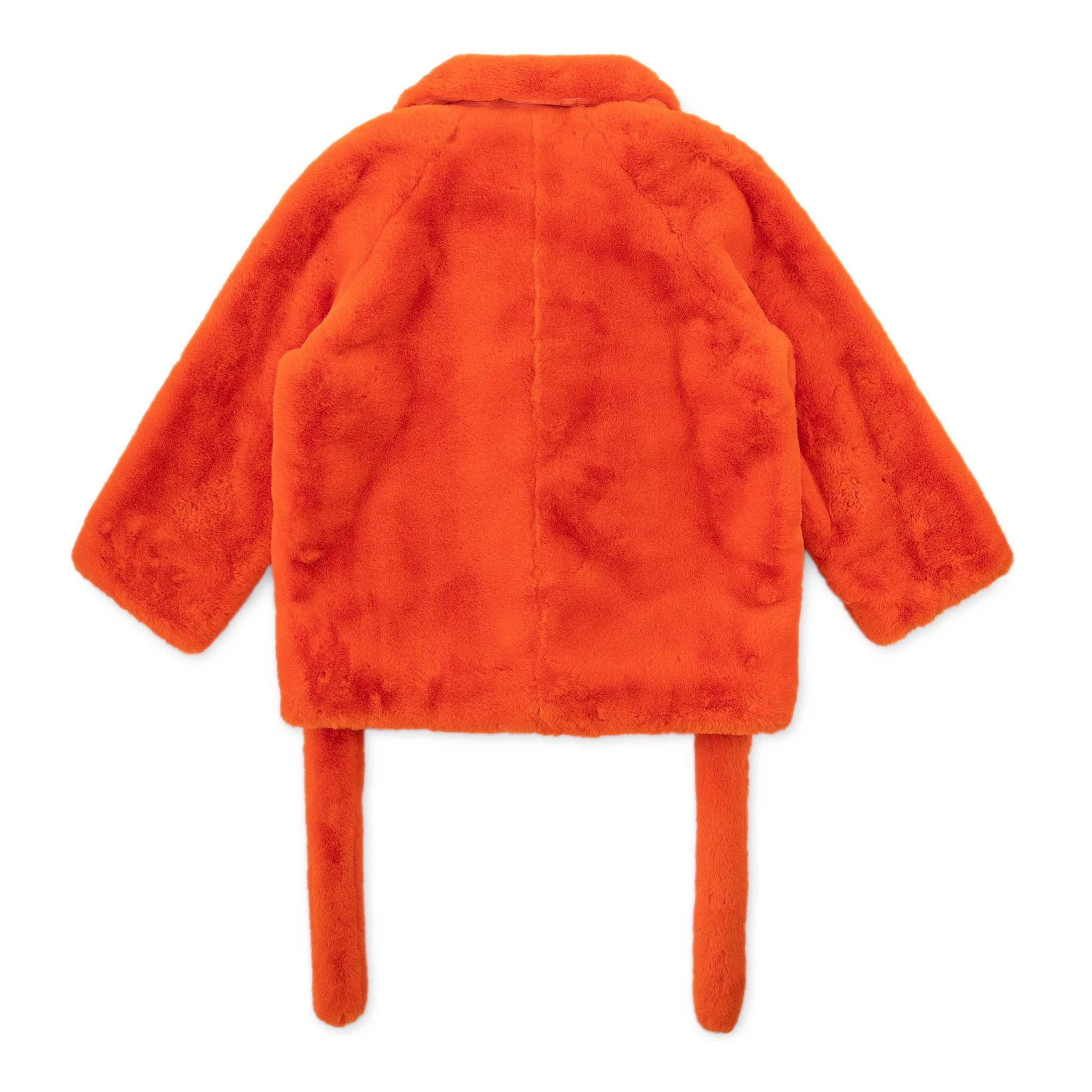 Faux Fur Trapper Jacket - Orange - Image 18