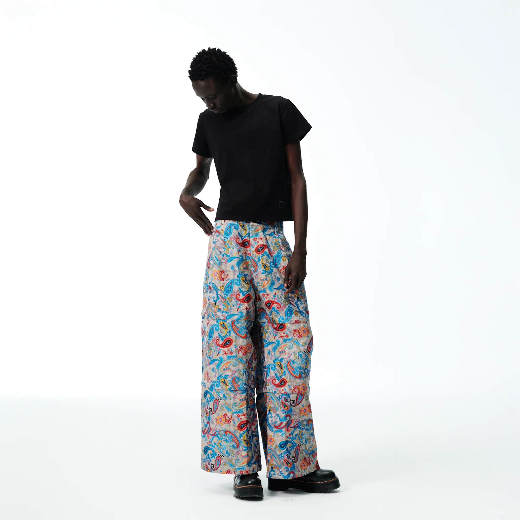 Convertible Cargos - Multicolor Paisley - Image 7