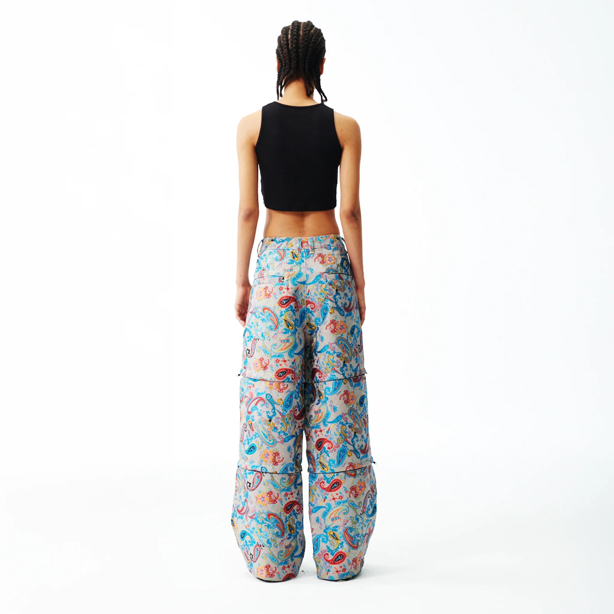 Convertible Cargos - Multicolor Paisley - Image 9