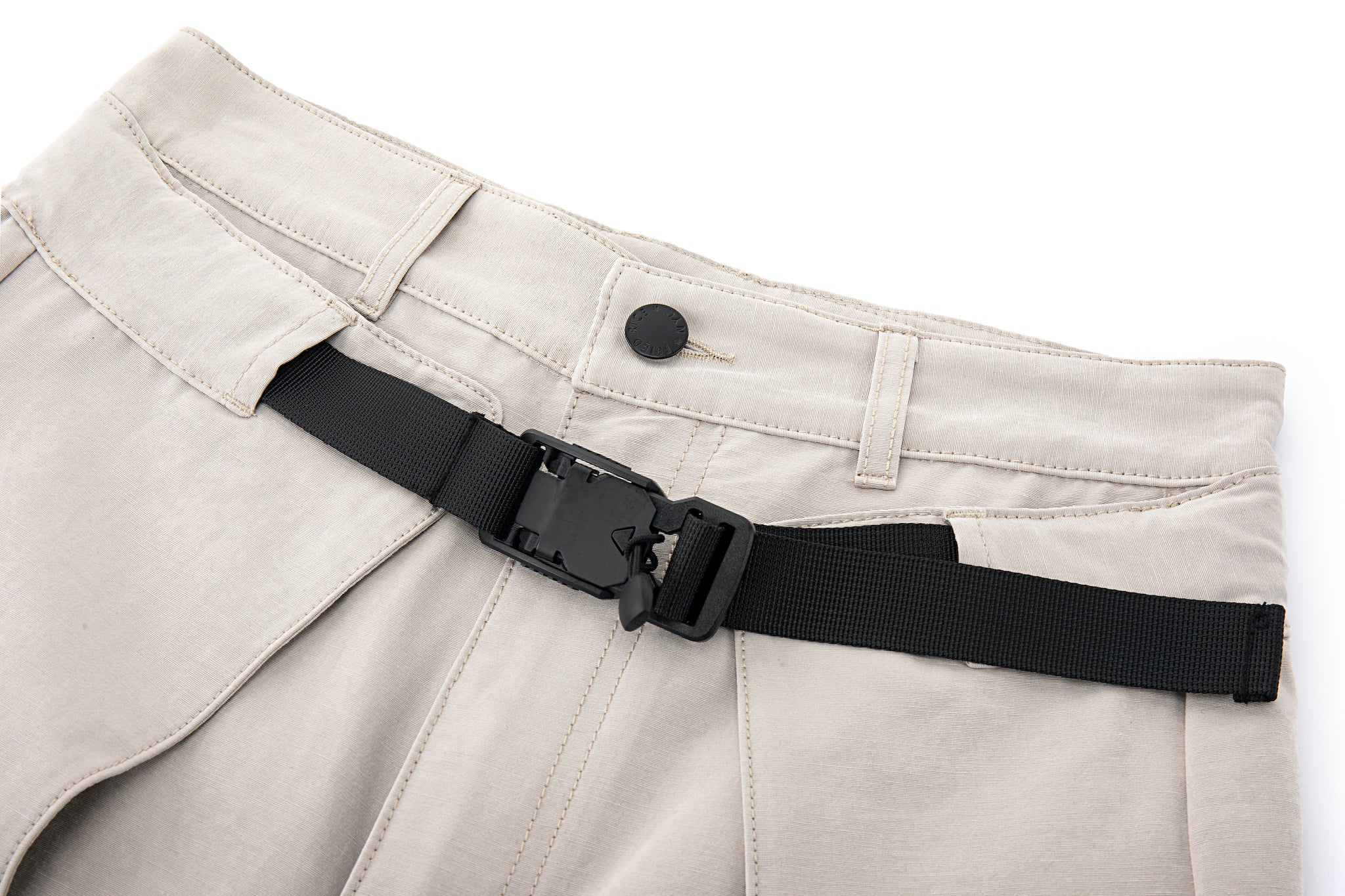Snap Wrap Pants - Bone - Image 10