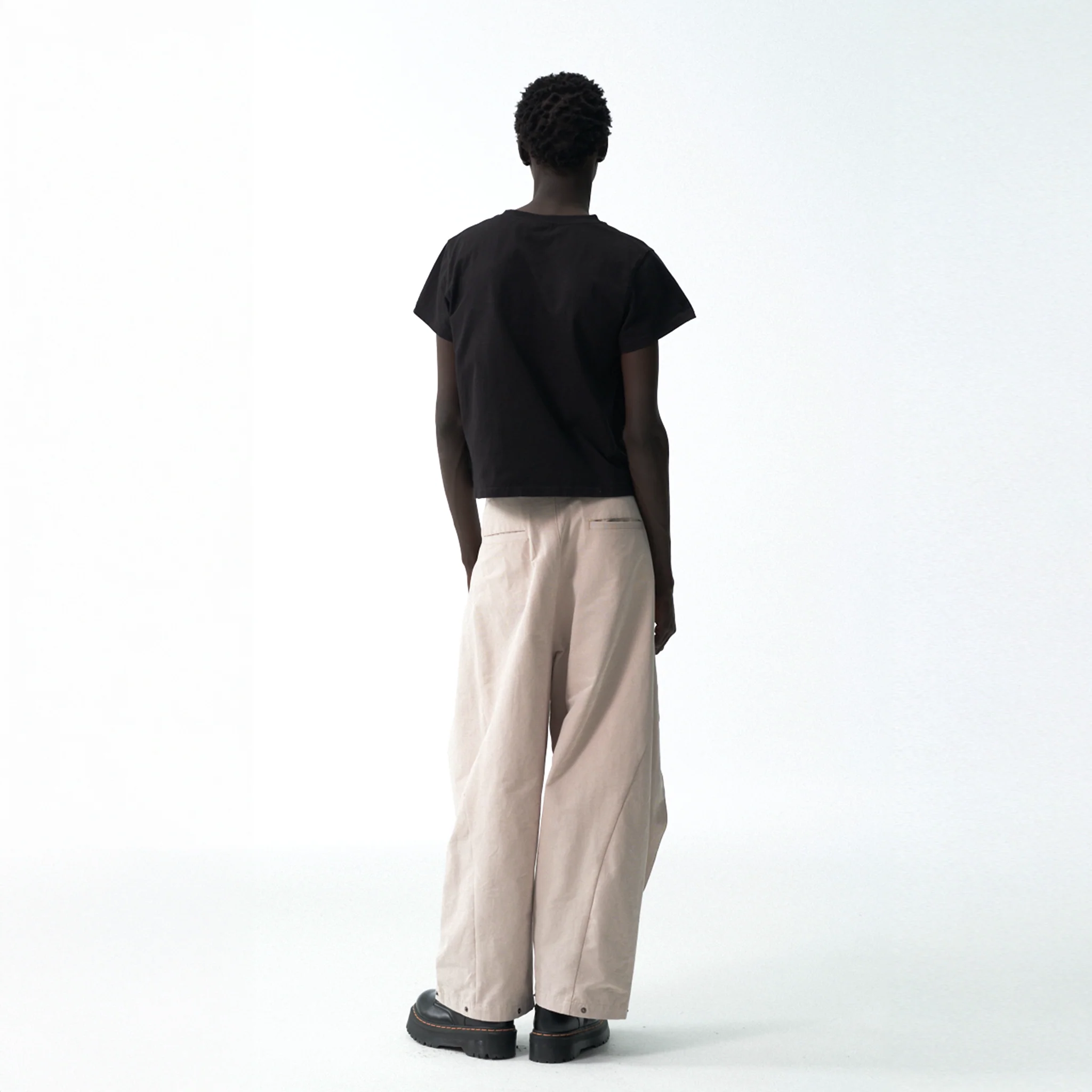 Snap Wrap Pants - Bone - Image 9
