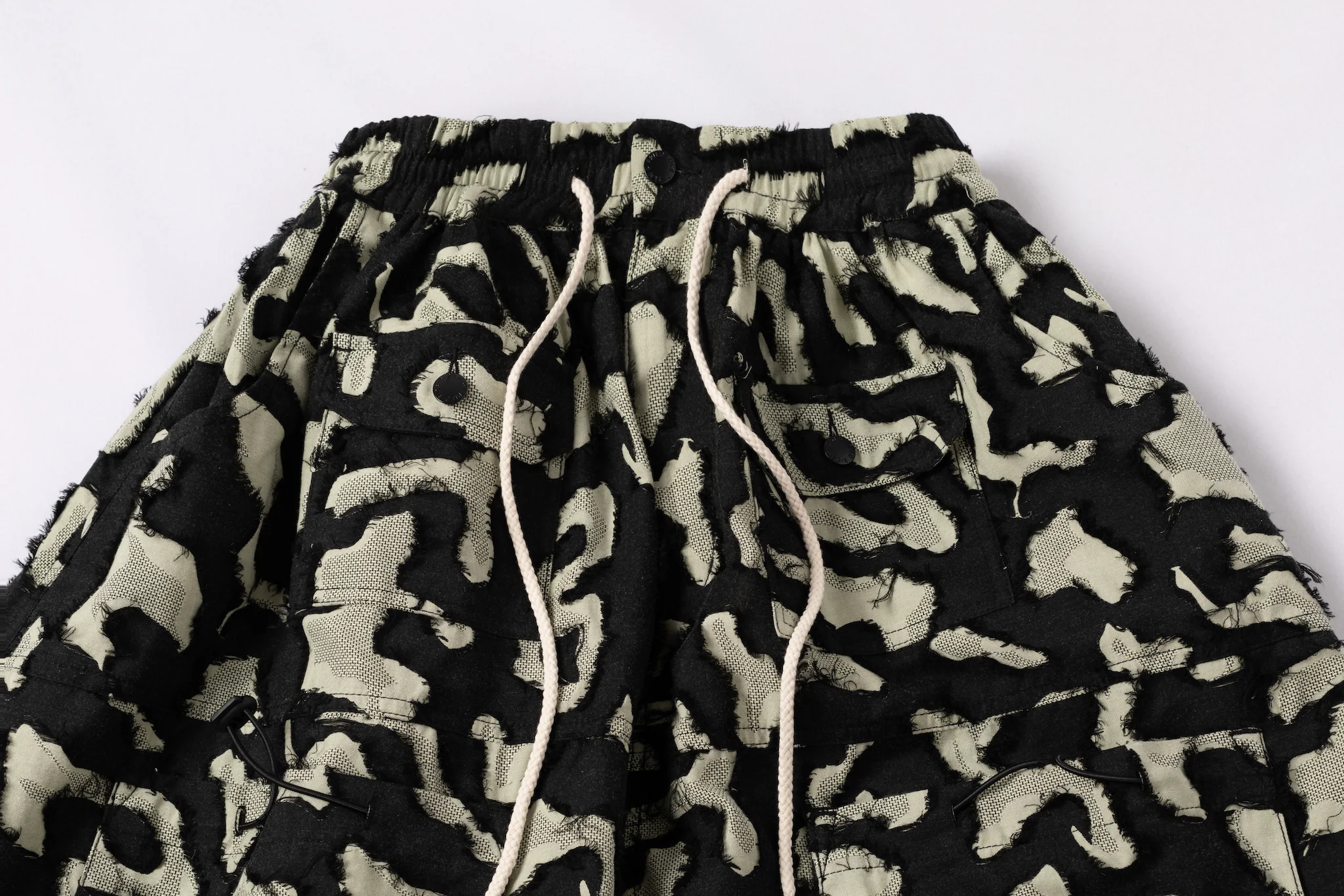Raised Floral Cargo Skirt - Image 6