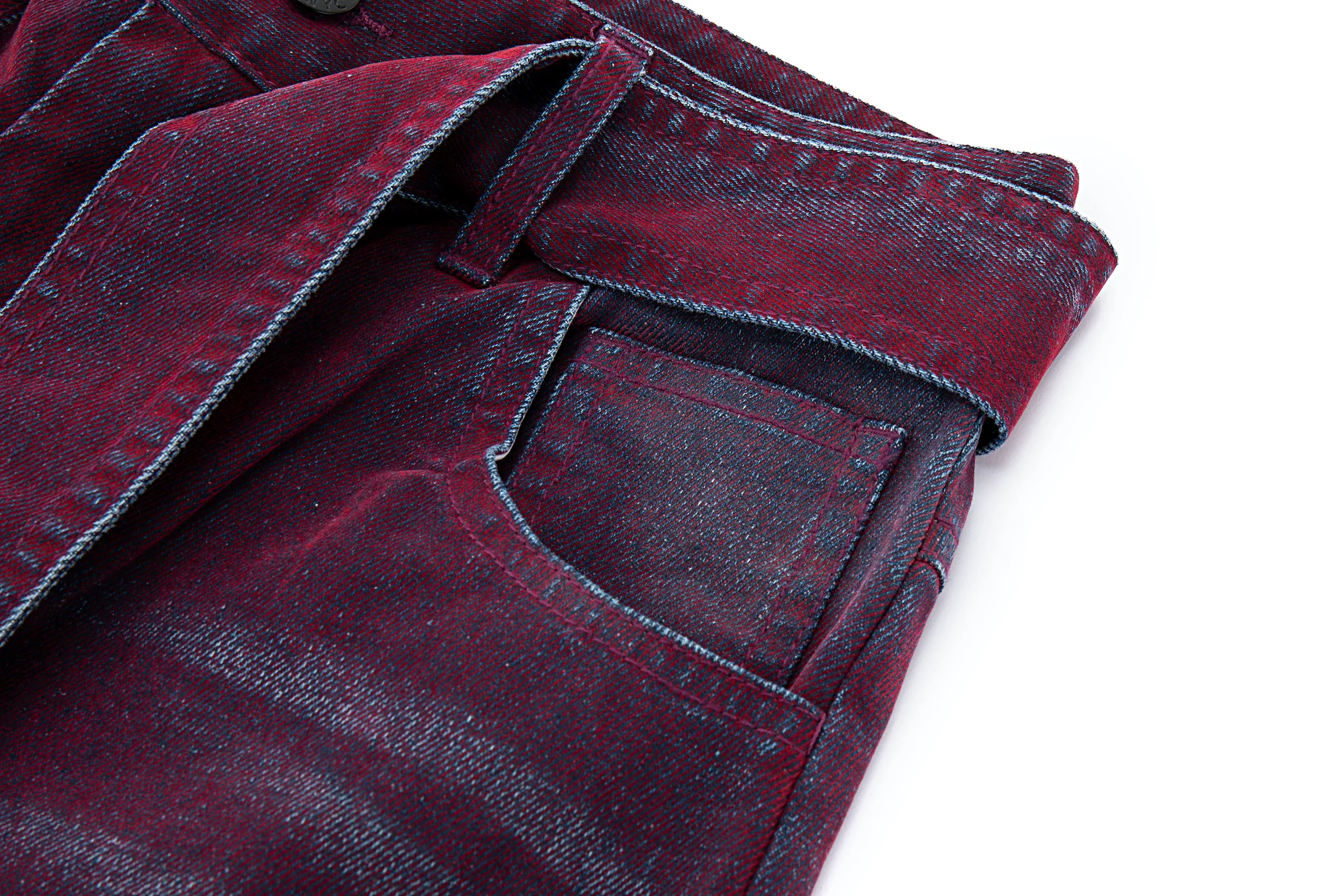 Oil Slick Iridescent Wide Leg Denim - Image 14