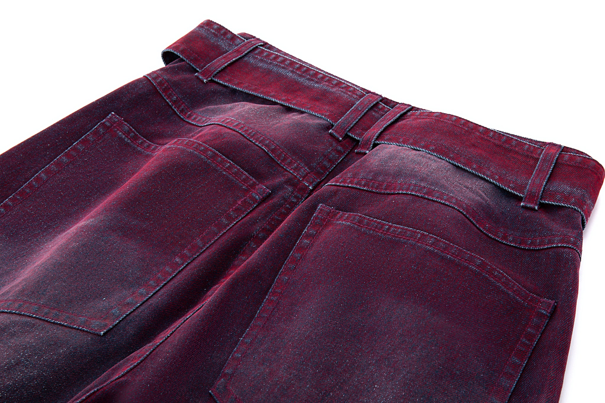 Oil Slick Iridescent Wide Leg Denim - Image 15