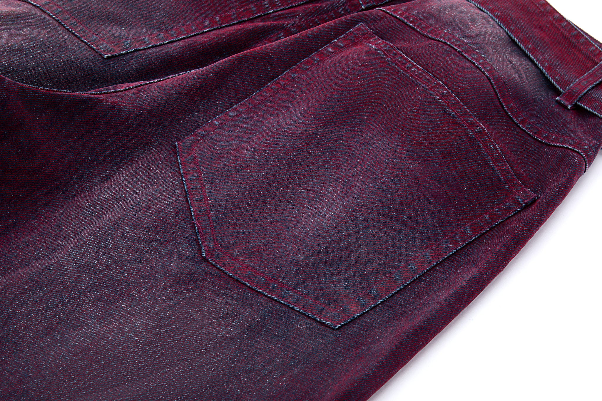 Oil Slick Iridescent Wide Leg Denim - Image 16