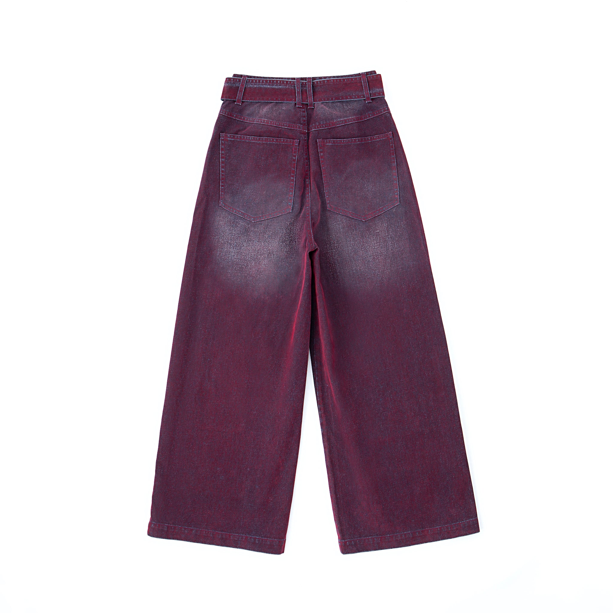 Oil Slick Iridescent Wide Leg Denim - Image 3