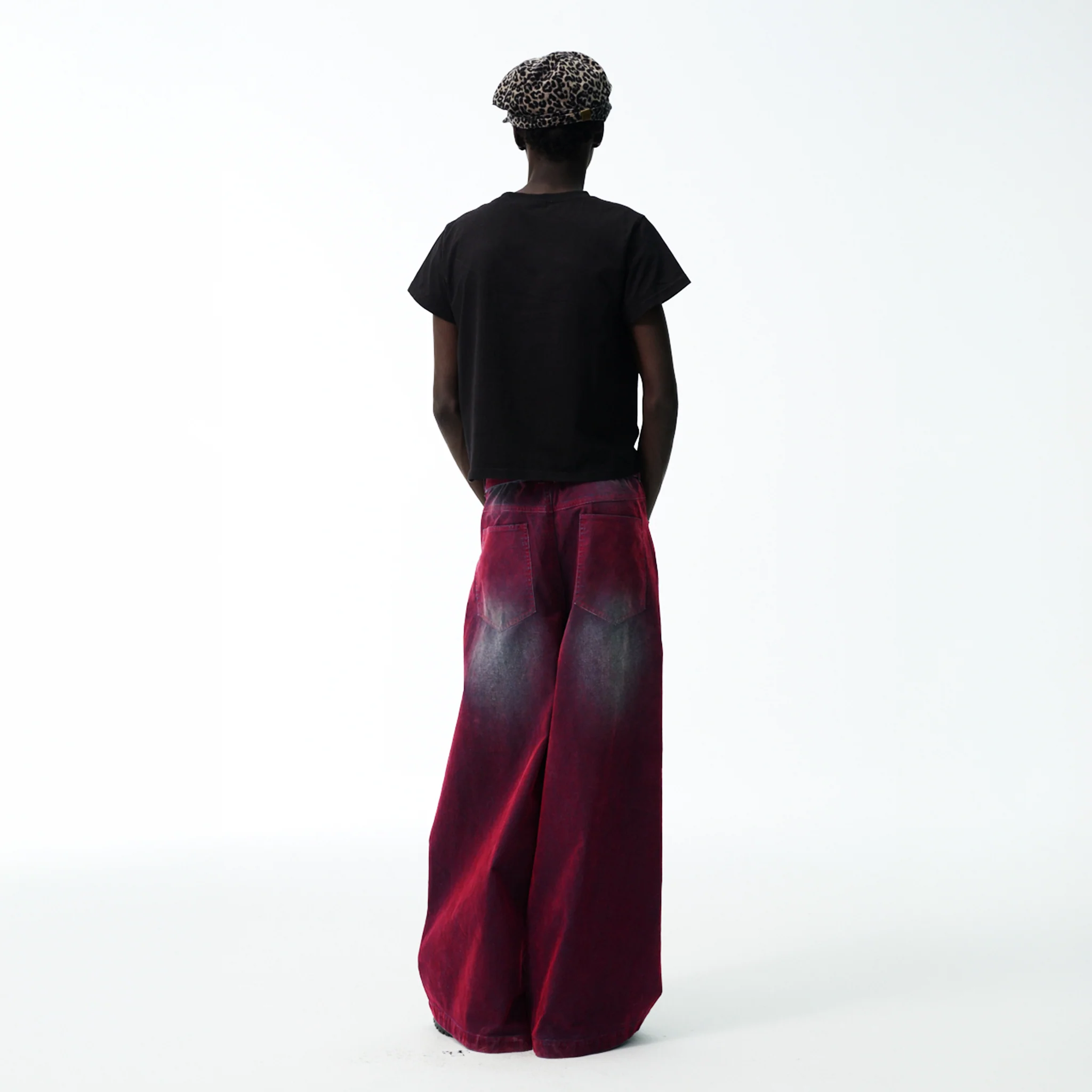 Oil Slick Iridescent Wide Leg Denim - Image 7