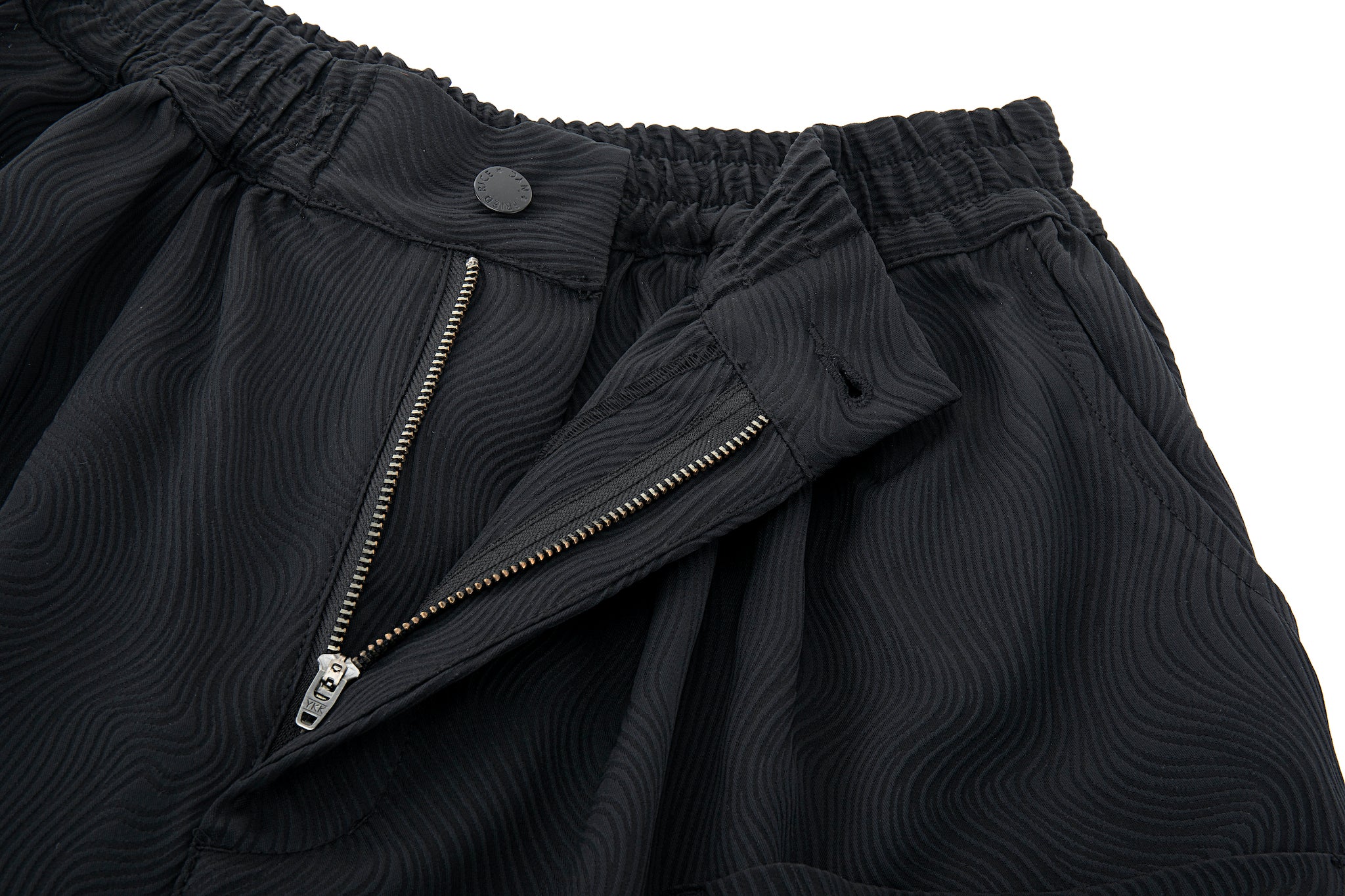 Wide Leg Yemi Pants - Topographical Black - Image 10