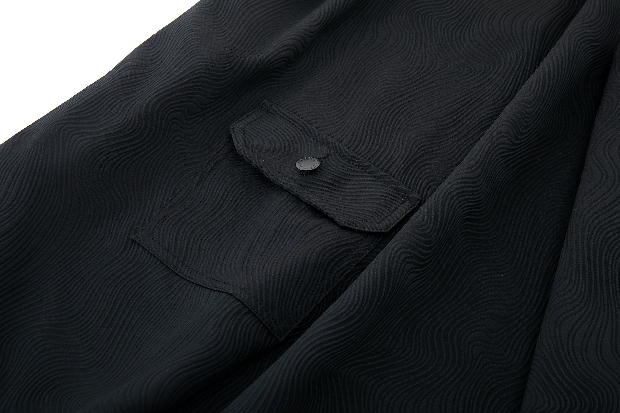 Wide Leg Yemi Pants - Topographical Black - Image 12