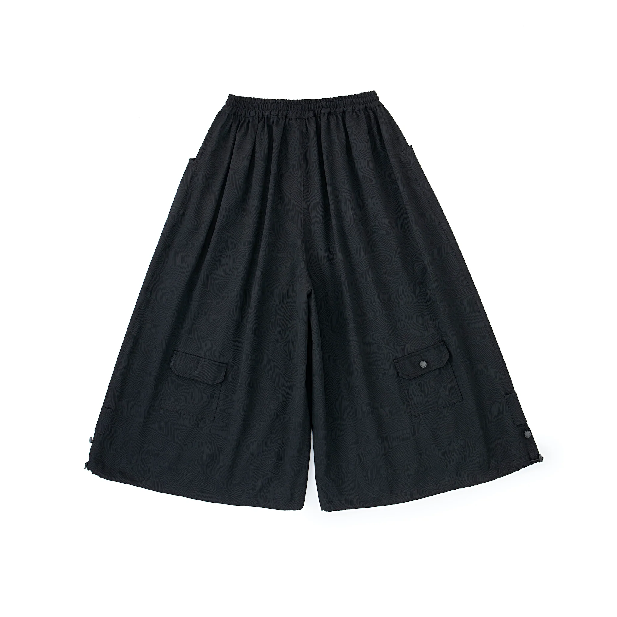 Wide Leg Yemi Pants - Topographical Black - Image 5