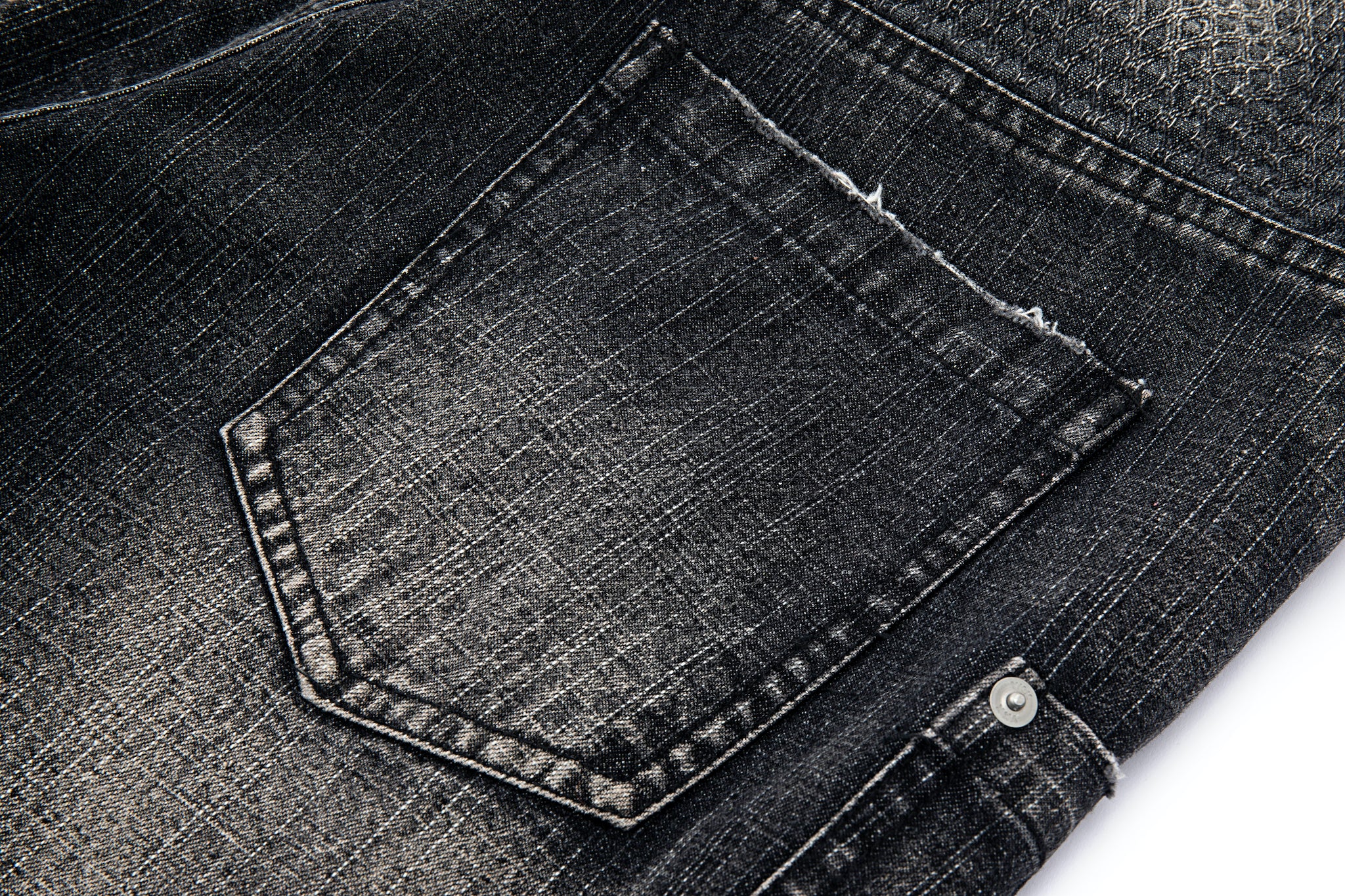 Angular Utility Pocket Faded Jorts - Onyx - Image 14