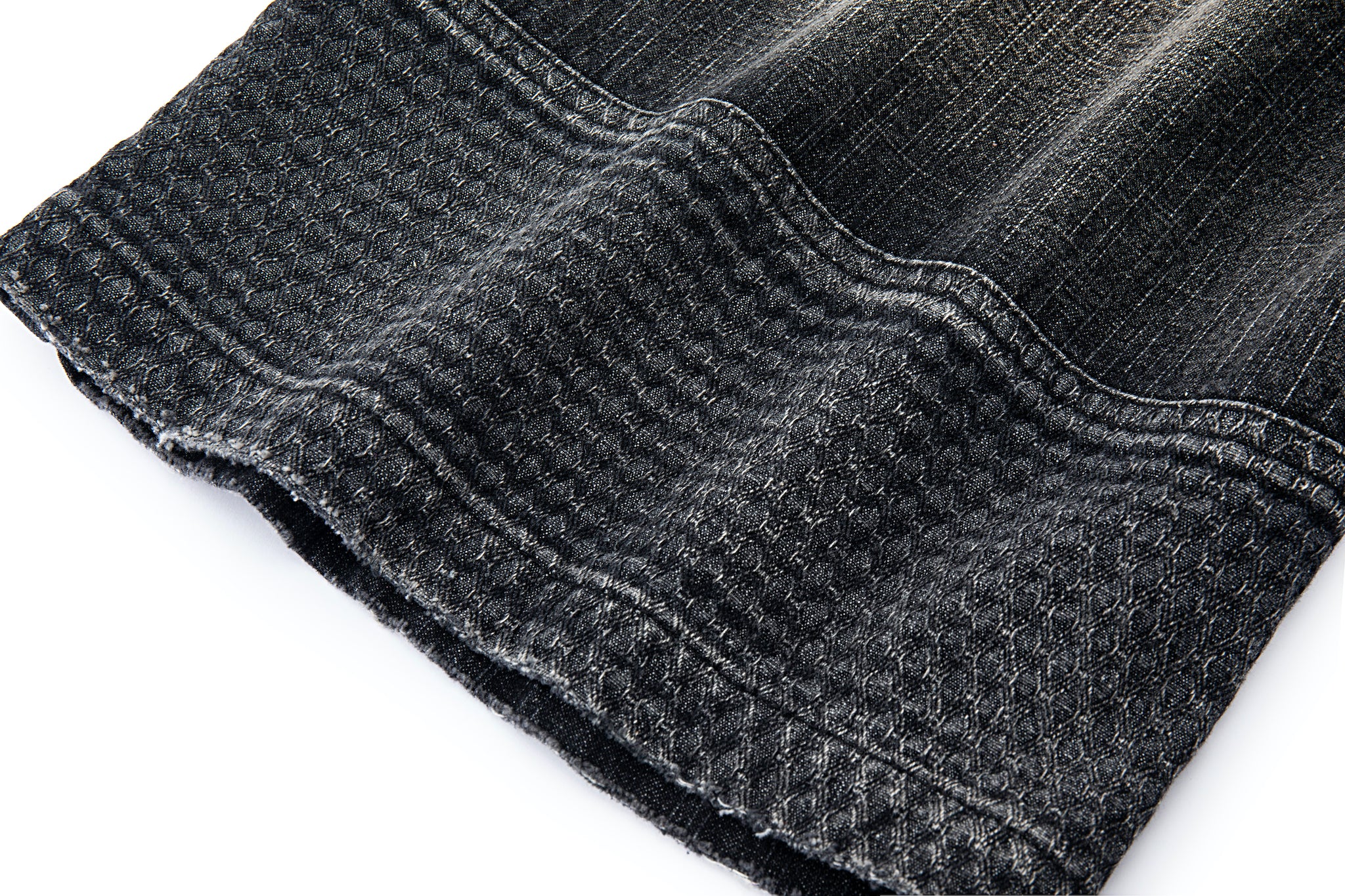 Angular Utility Pocket Faded Jorts - Onyx - Image 18