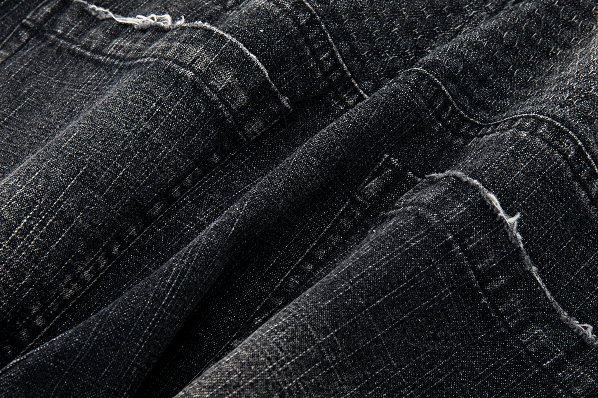 Angular Utility Pocket Faded Jorts - Onyx - Image 2