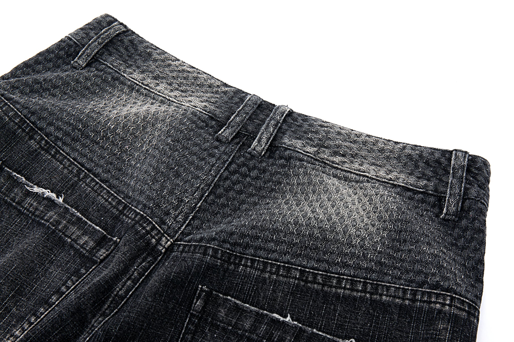 Angular Utility Pocket Faded Jorts - Onyx - Image 20