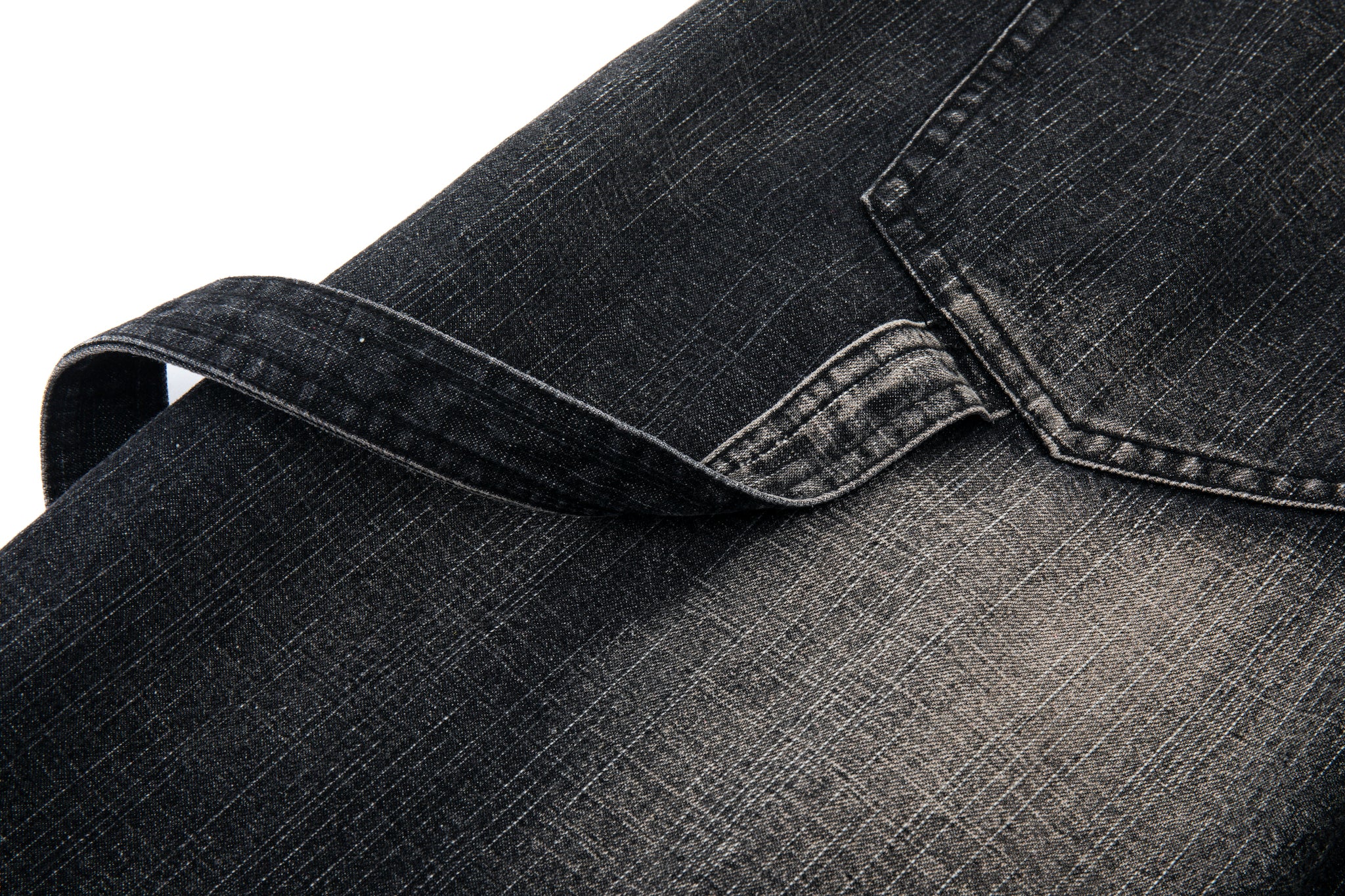 Wide Leg Carpenter Jeans - Fractal Knee Panels, Onyx - Image 11