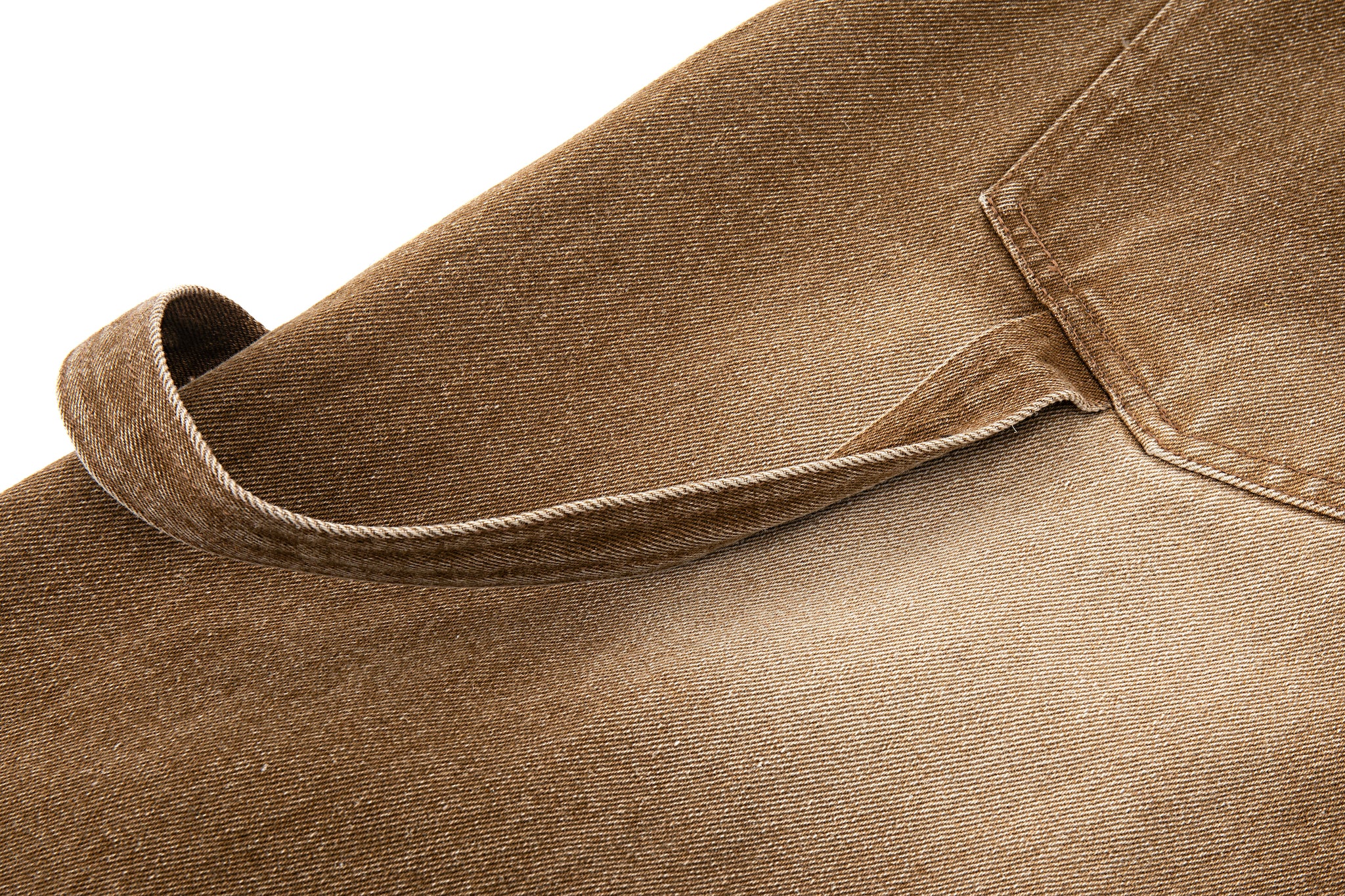 Wide Leg Carpenter Jeans - Fractal Knee Panels, Sand - Image 11
