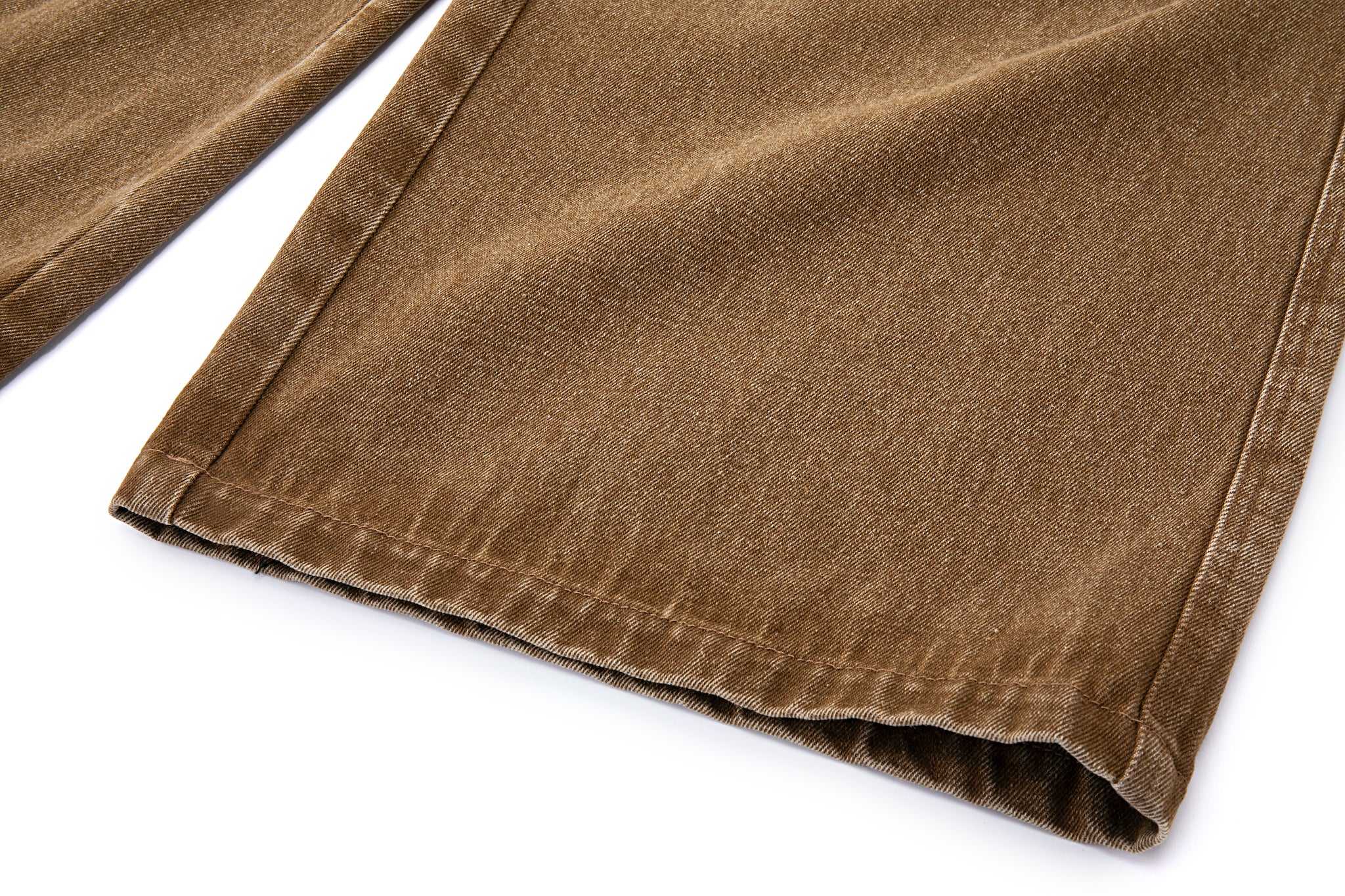 Wide Leg Carpenter Jeans - Fractal Knee Panels, Sand - Image 12