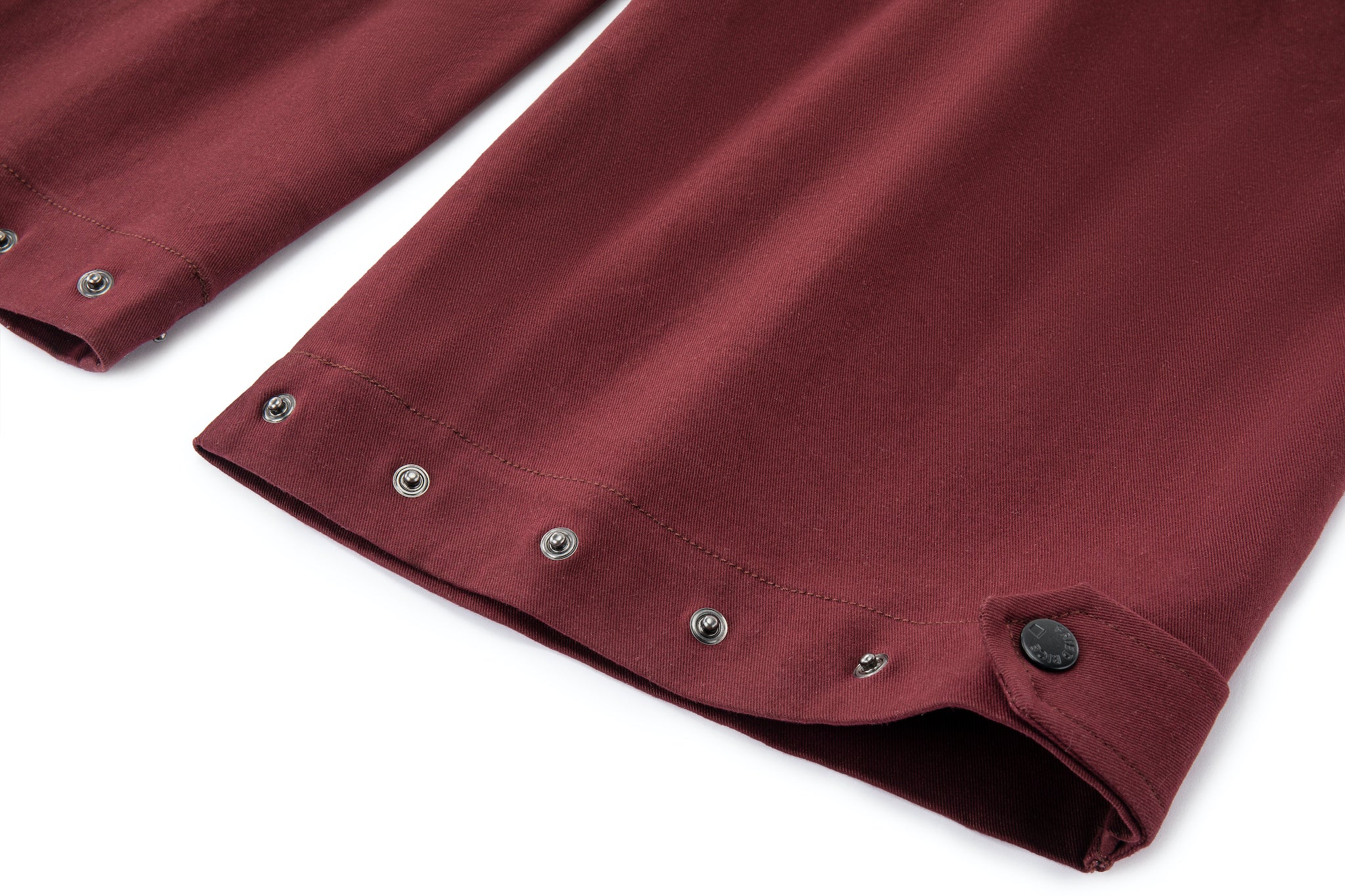 Sashiko Wide Leg - Oxblood - Image 12