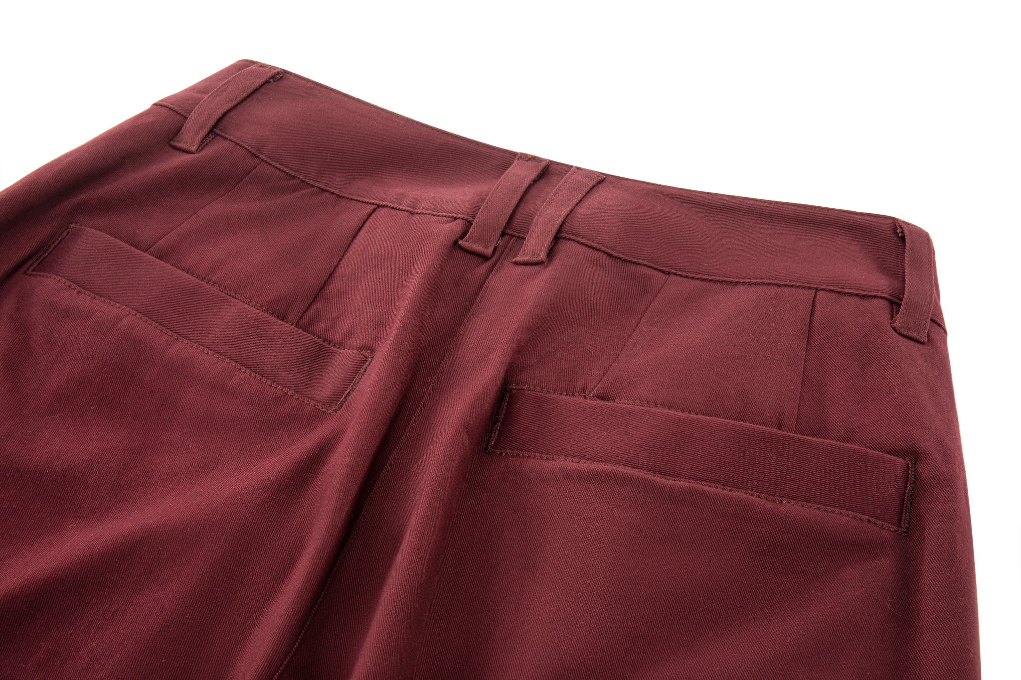 Sashiko Wide Leg - Oxblood - Image 13