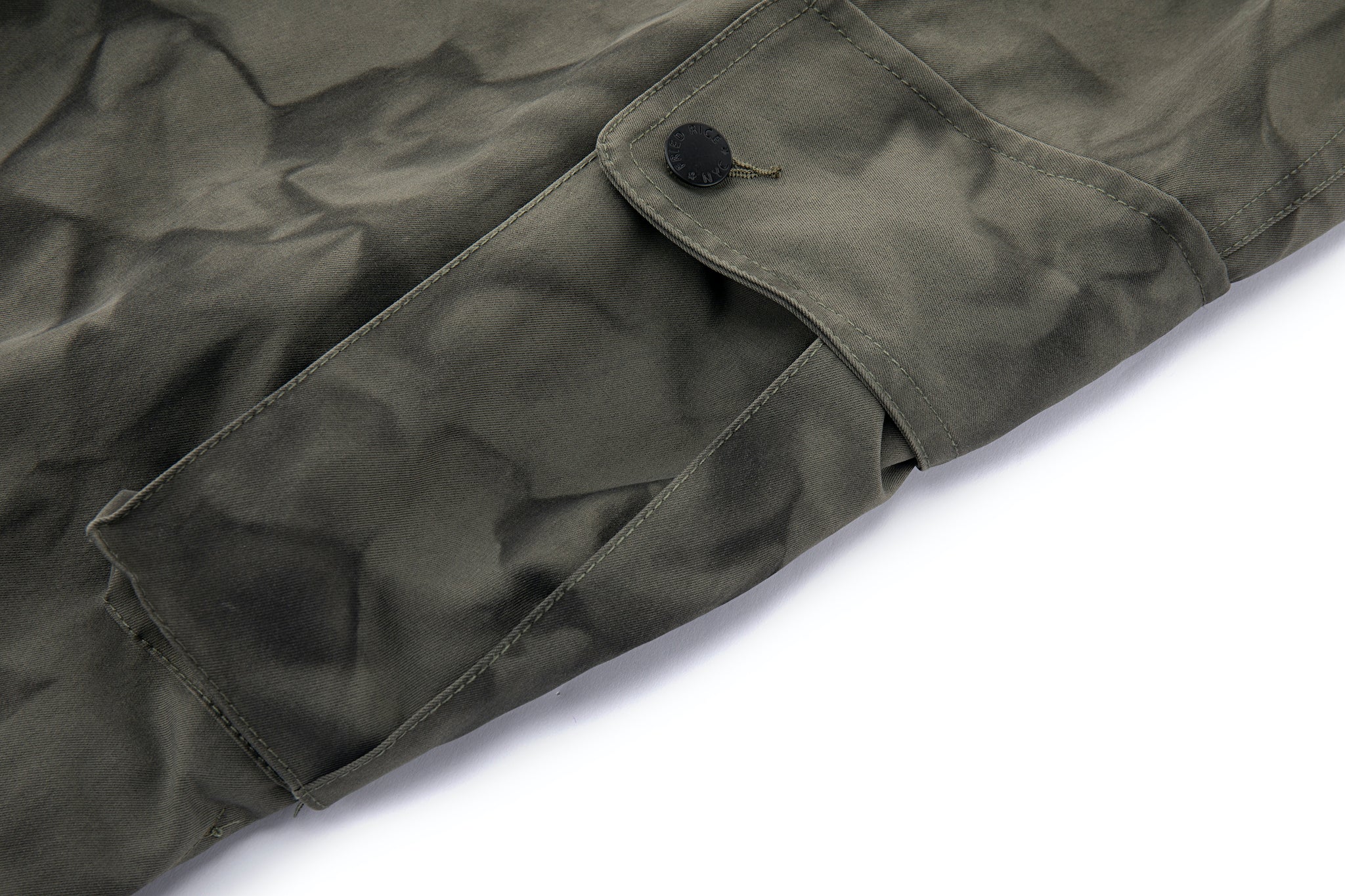 Brush Camo Cargos - Deep Olive - Image 15