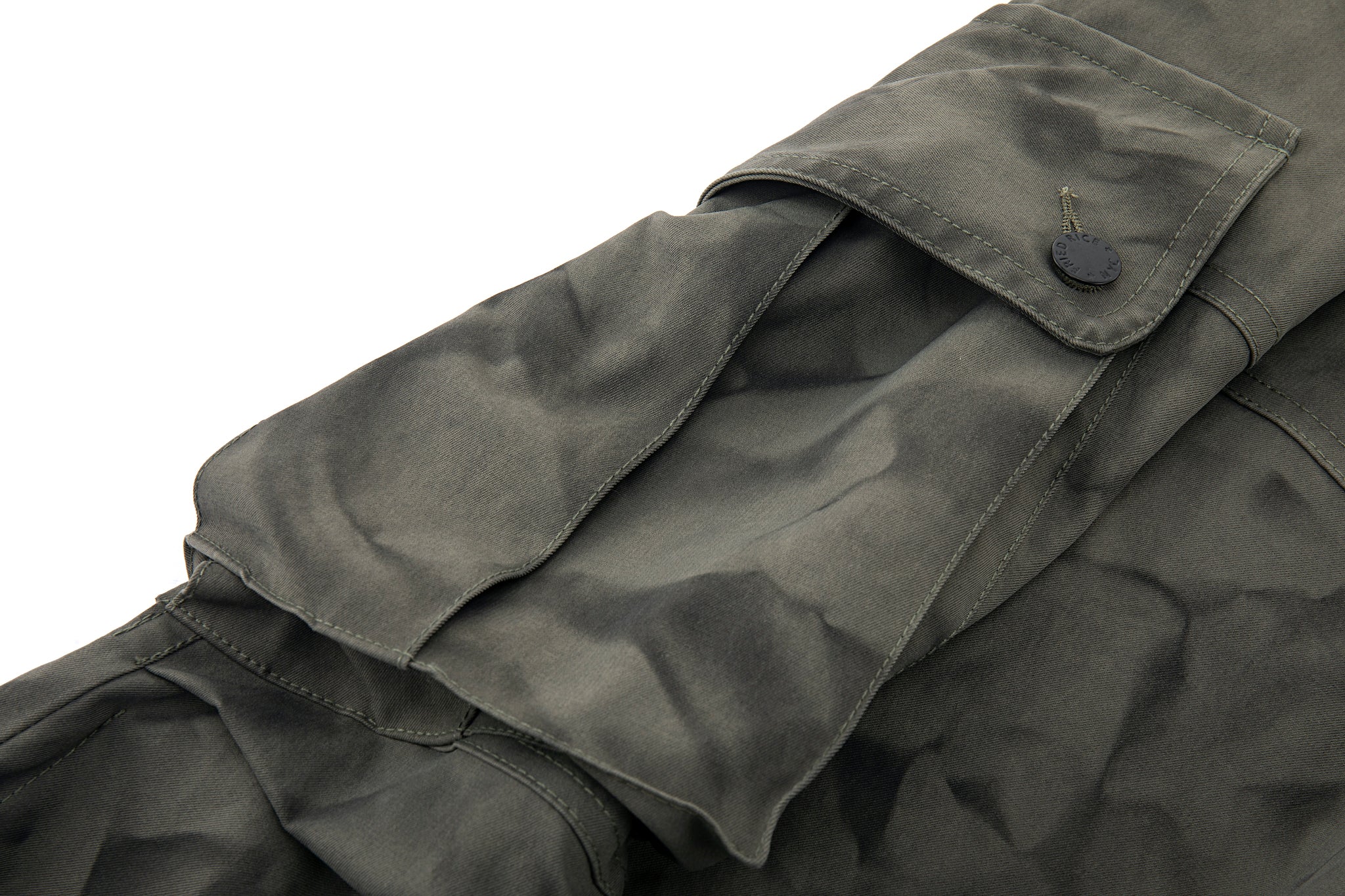 Brush Camo Cargos - Deep Olive - Image 16