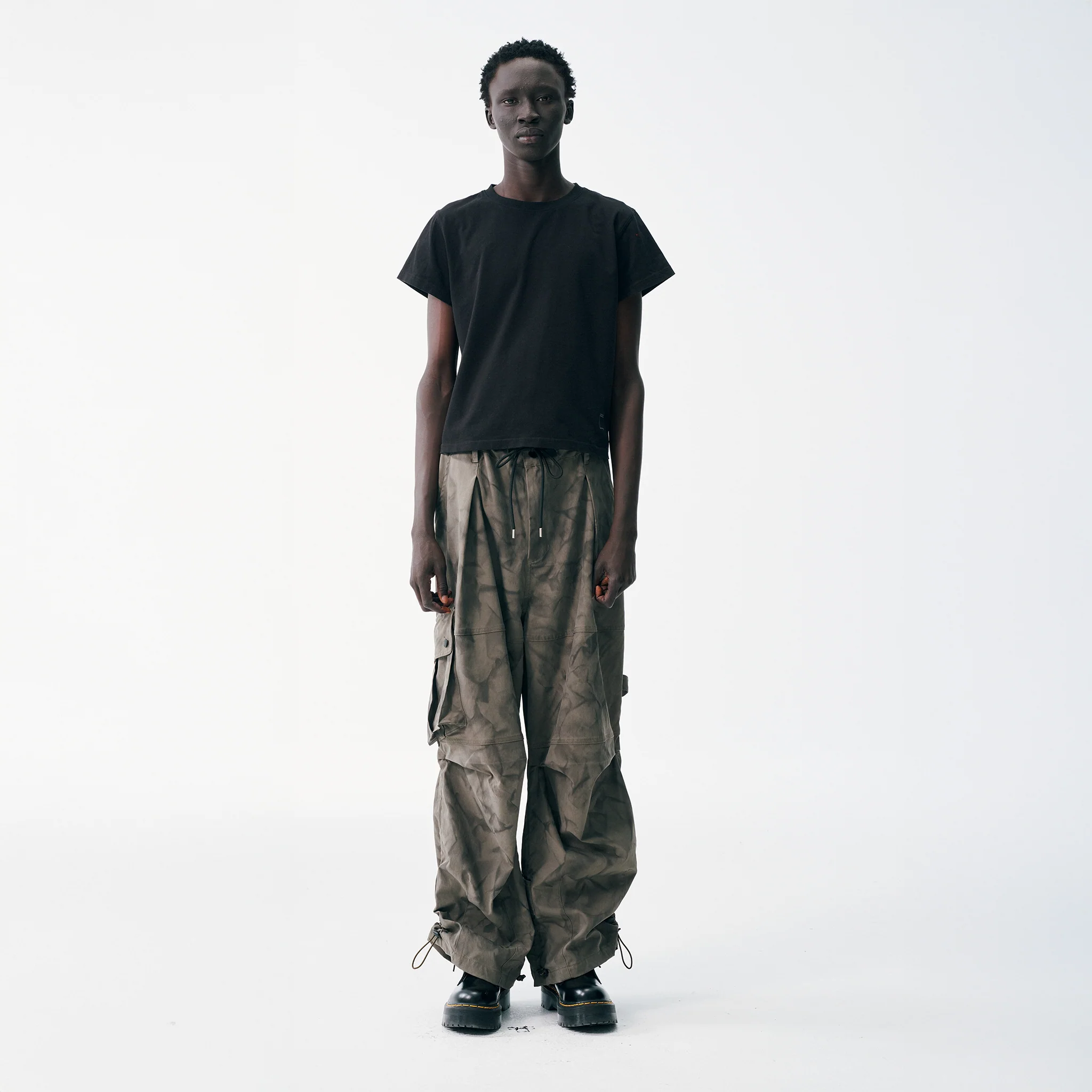 Brush Camo Cargos - Deep Olive - Image 3