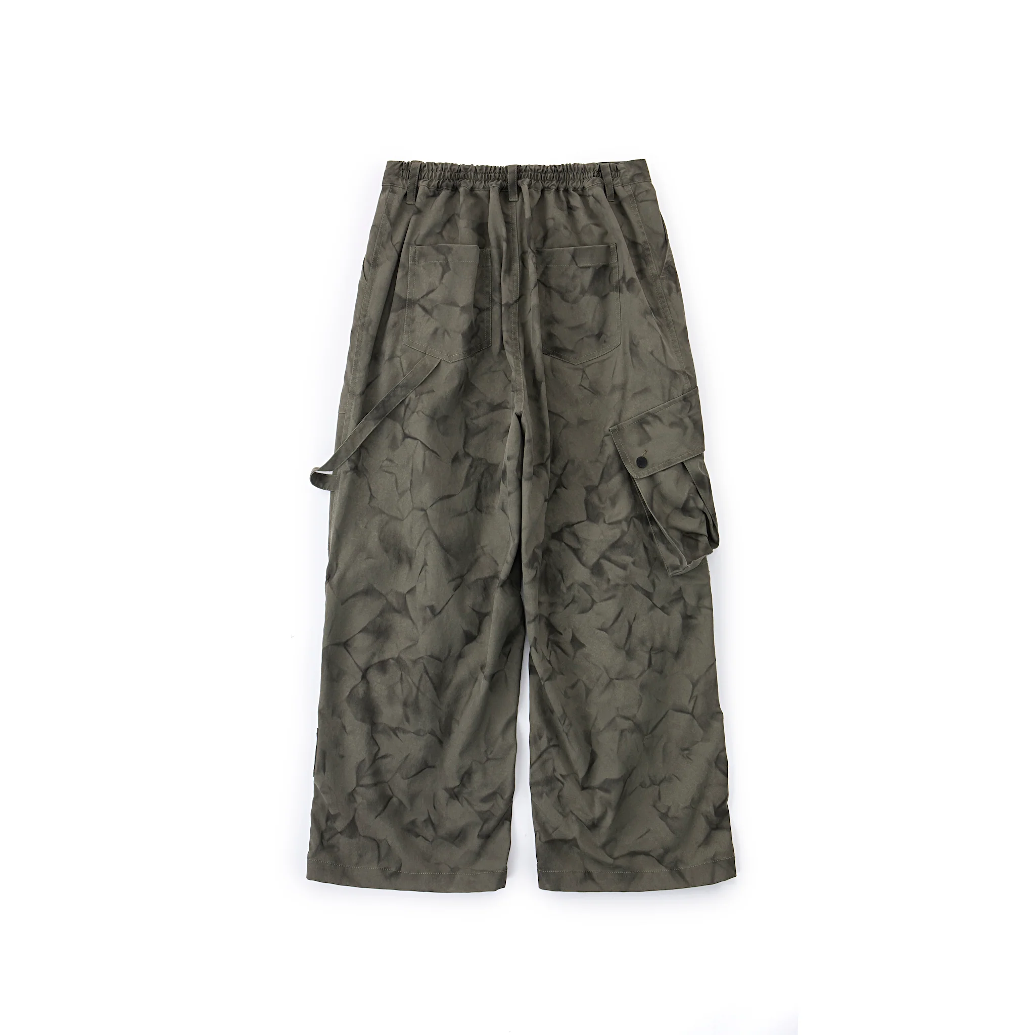 Brush Camo Cargos - Deep Olive - Image 5