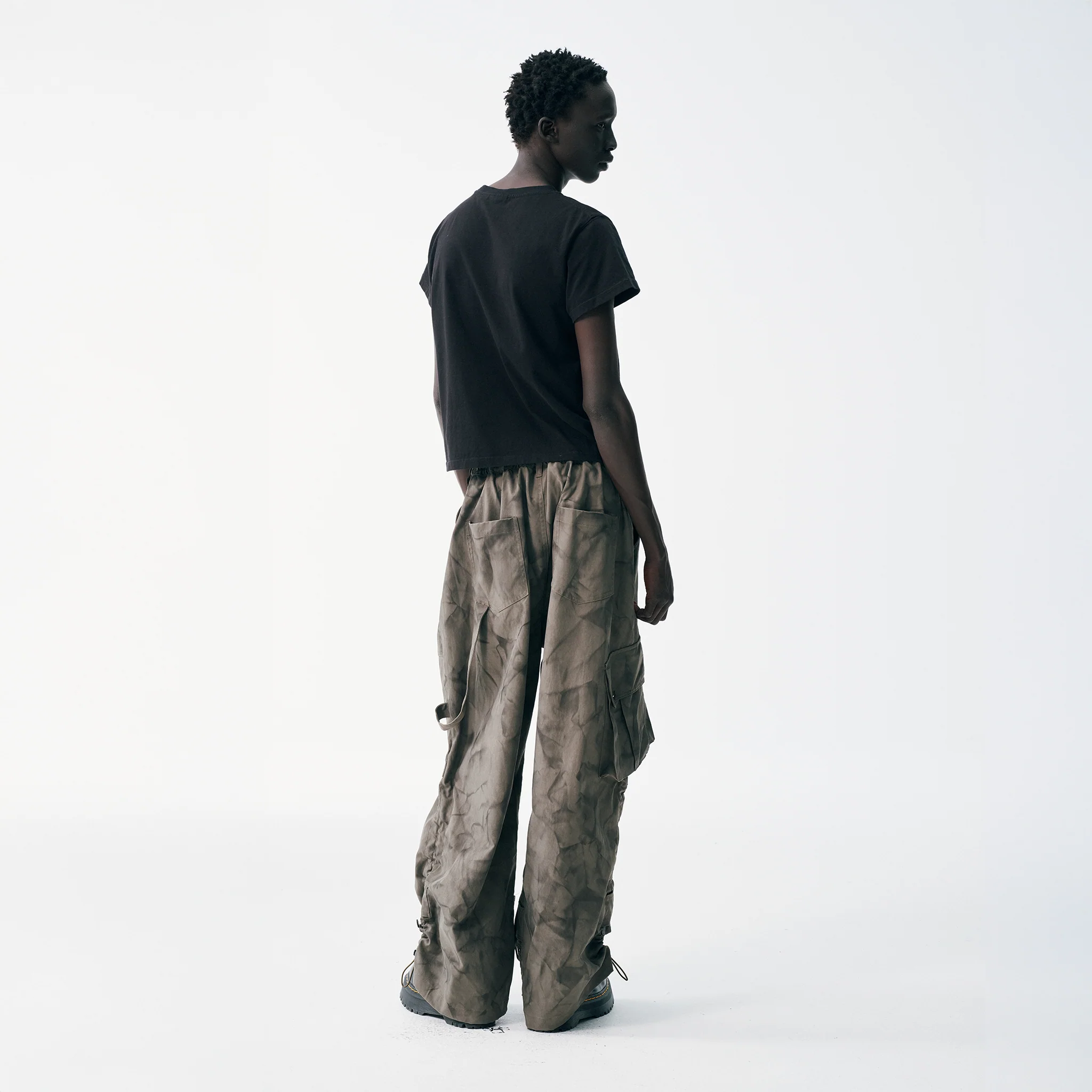 Brush Camo Cargos - Deep Olive - Image 7