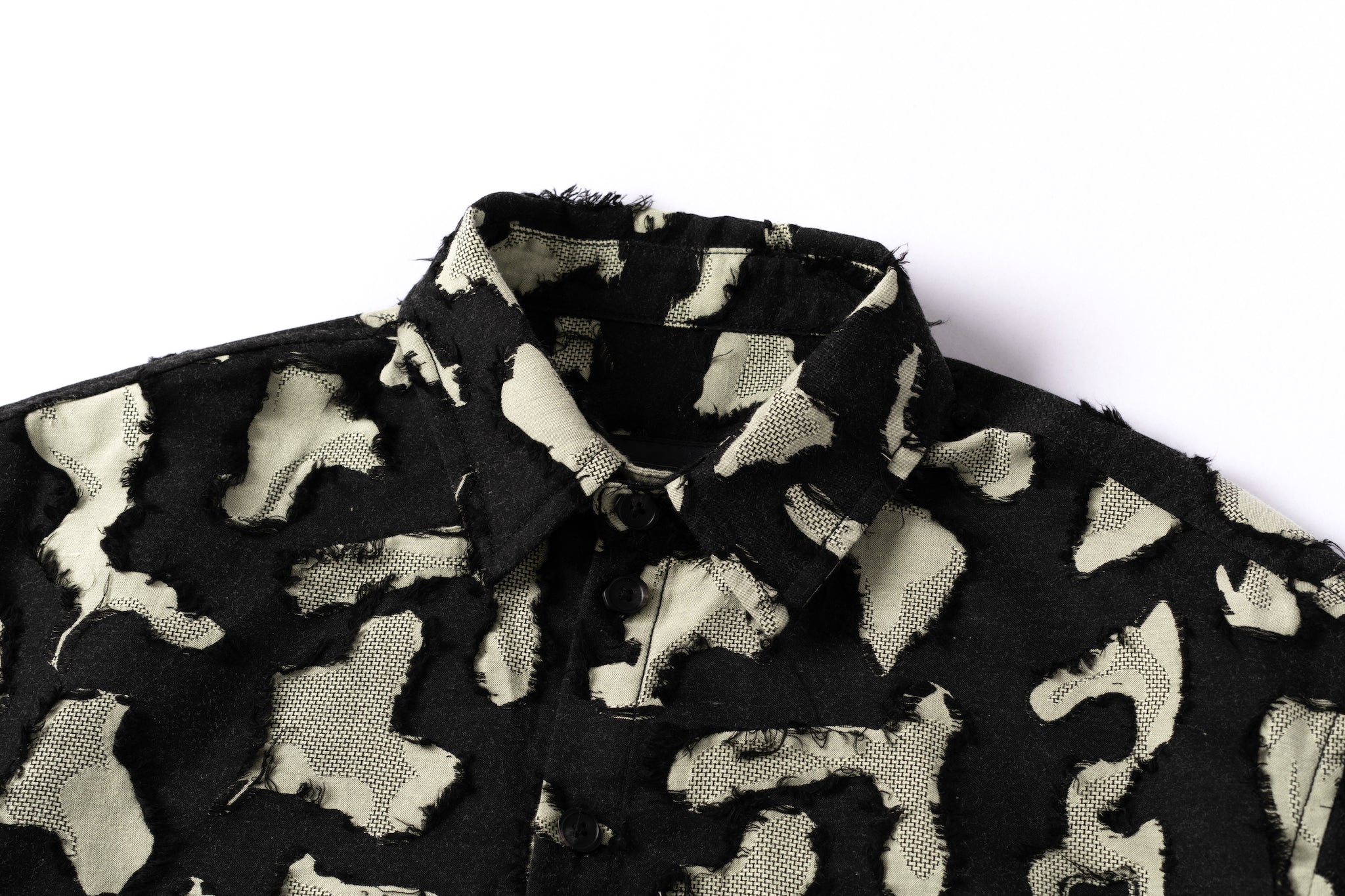 Raised Floral Summer Shirt - Image 3