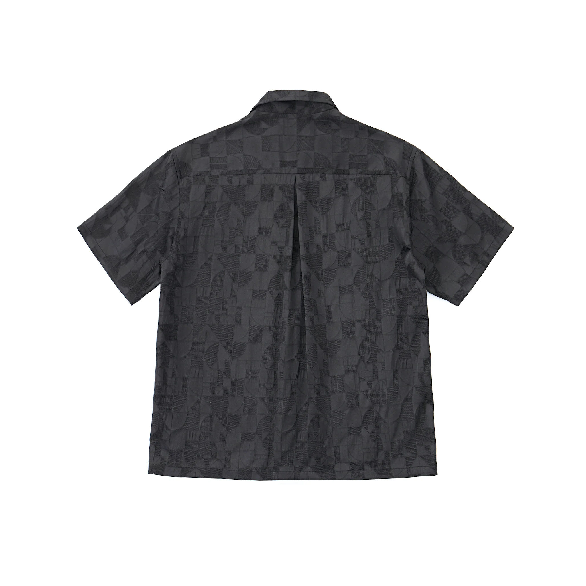 Gridhaus Geometric Jacquard Shirt – Opal, Short Sleeve - Image 13