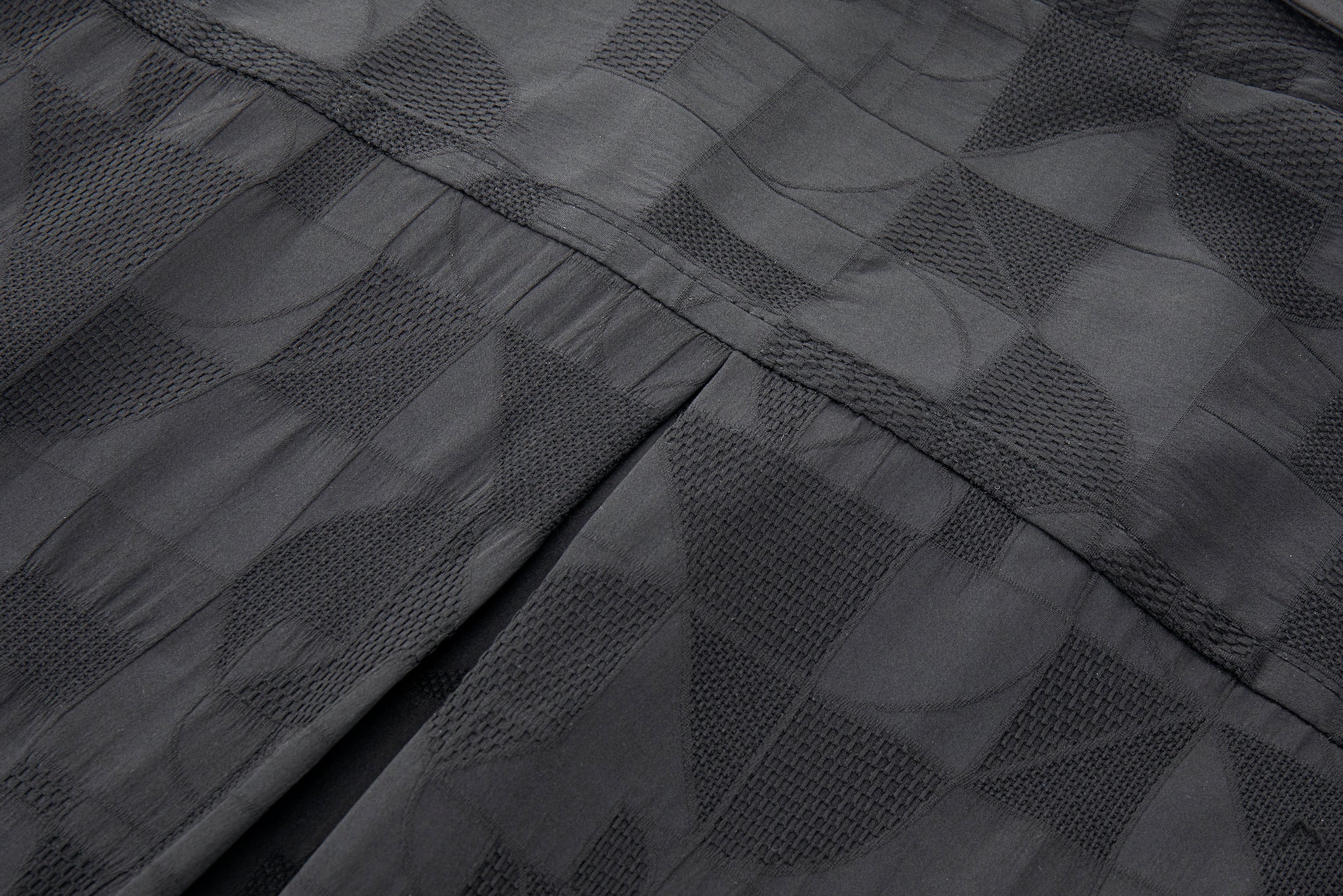 Gridhaus Geometric Jacquard Shirt – Opal, Short Sleeve - Image 14