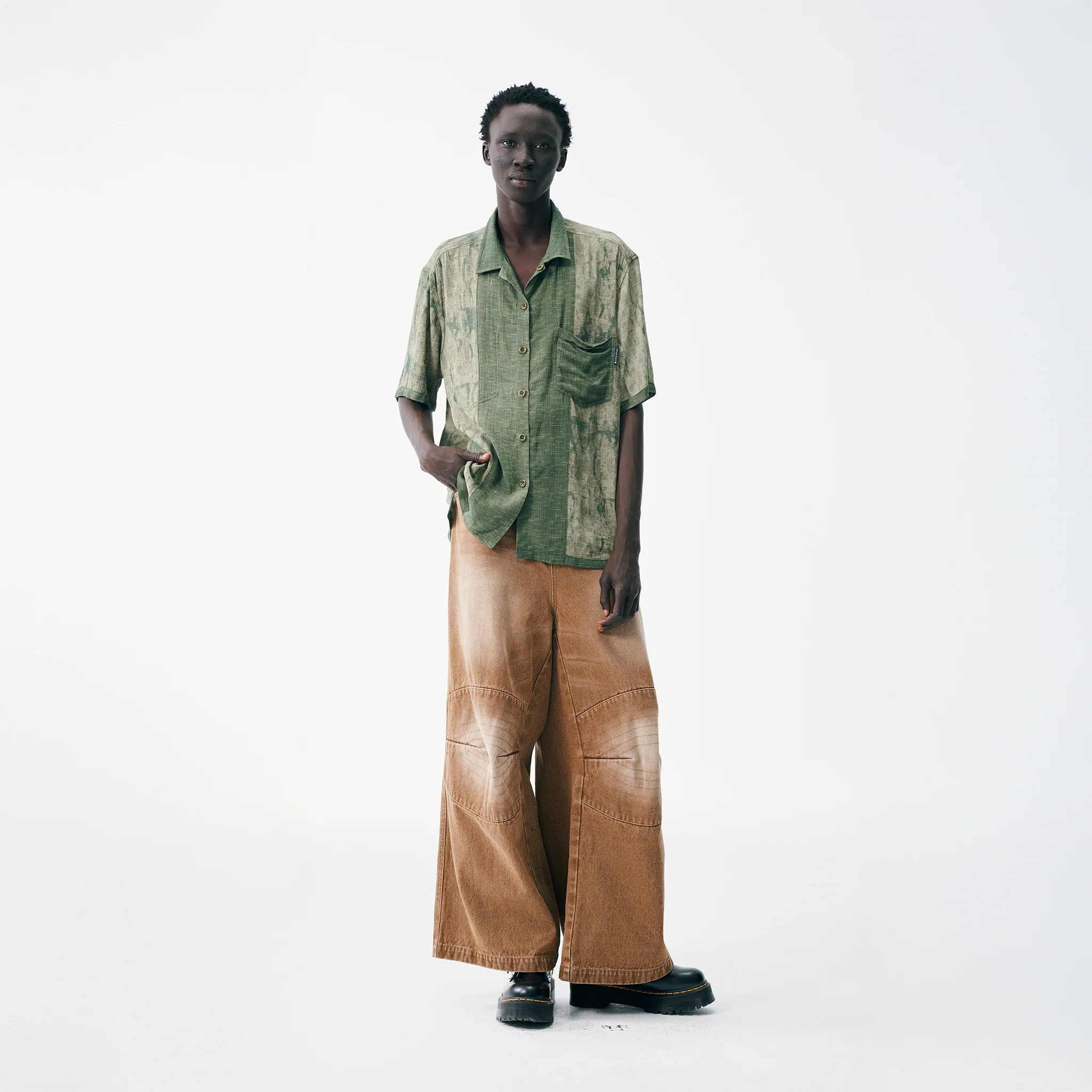 Reversible Summer Shirt - Sage - Image 3