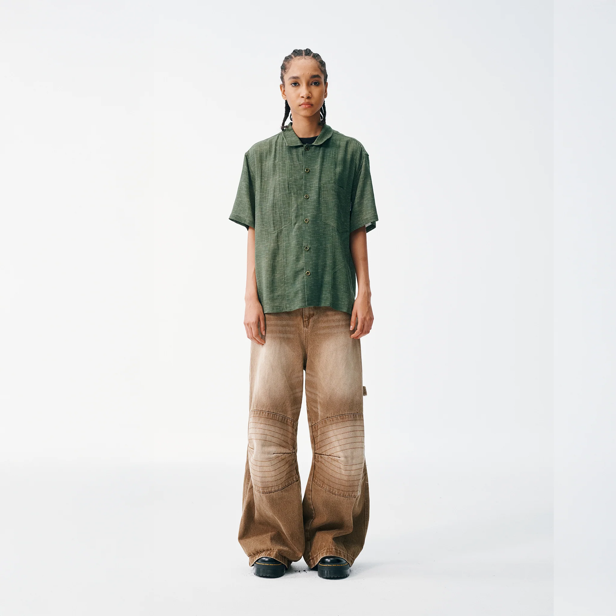 Reversible Summer Shirt - Sage - Image 4
