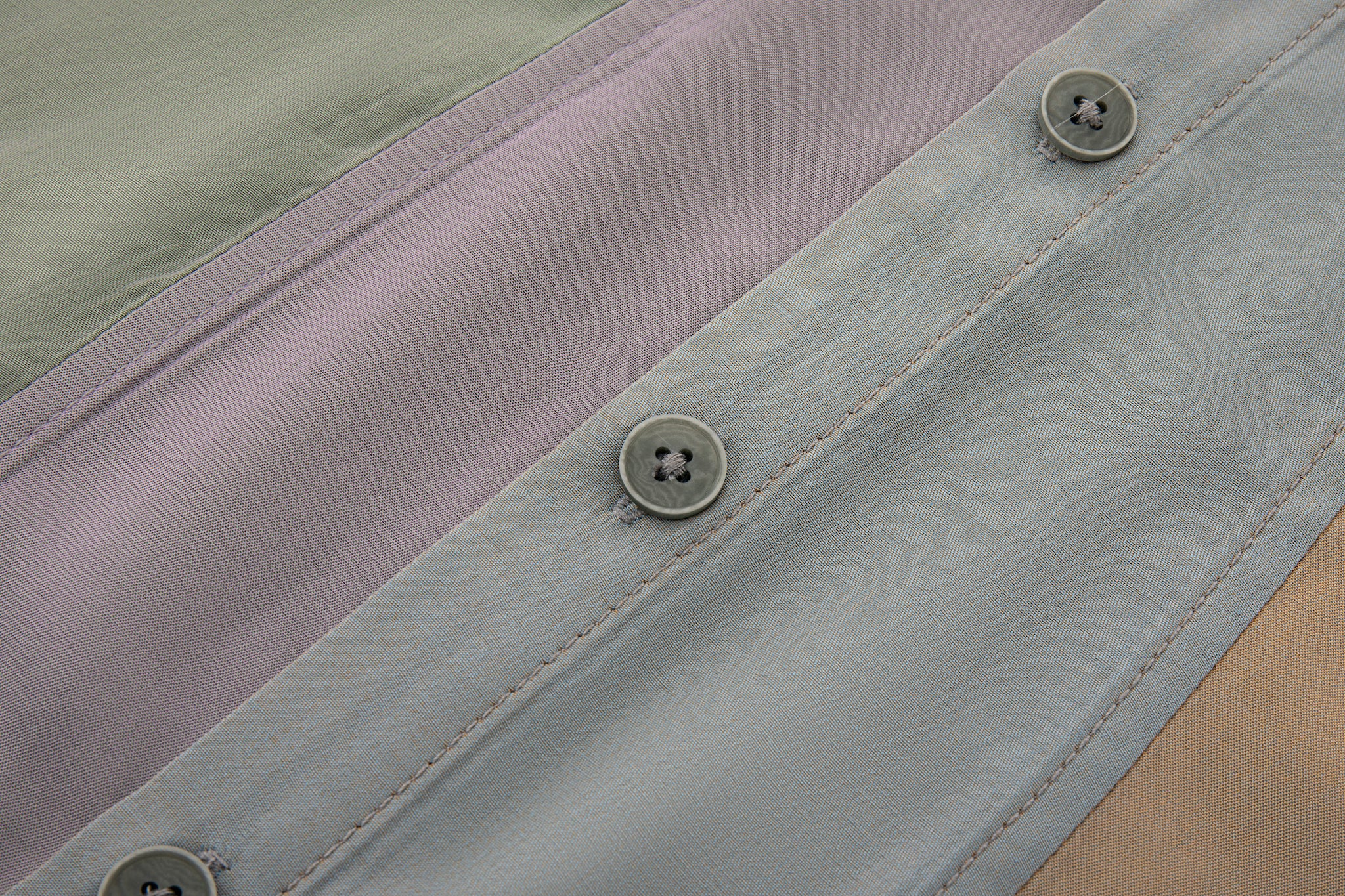 Camp Shirt – Earthtone Waves, Panel Mix - Image 11