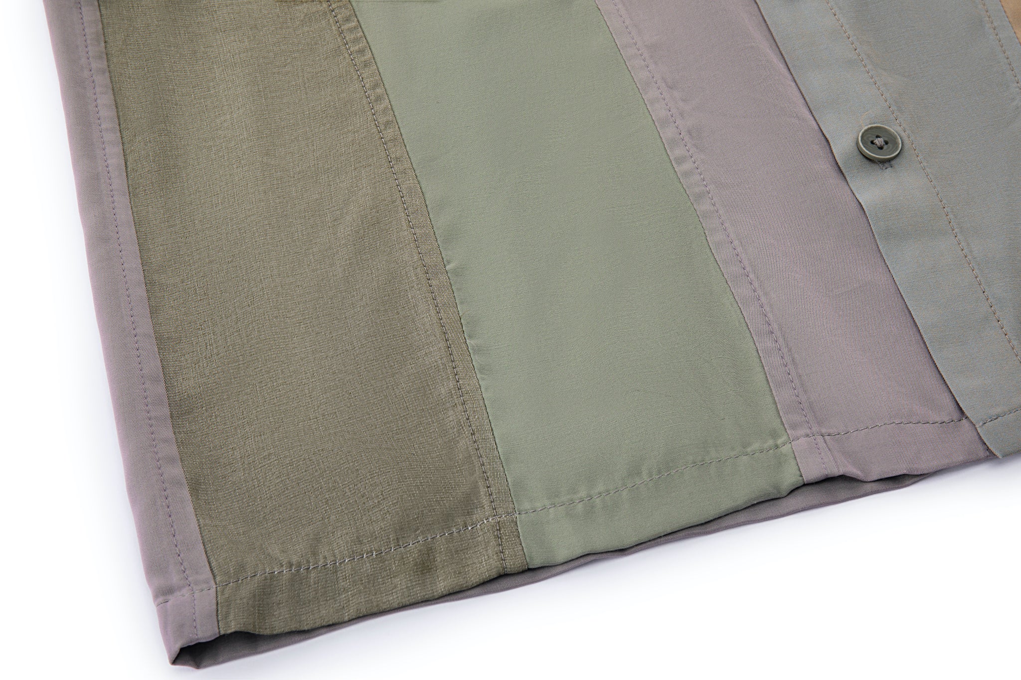 Camp Shirt – Earthtone Waves, Panel Mix - Image 15