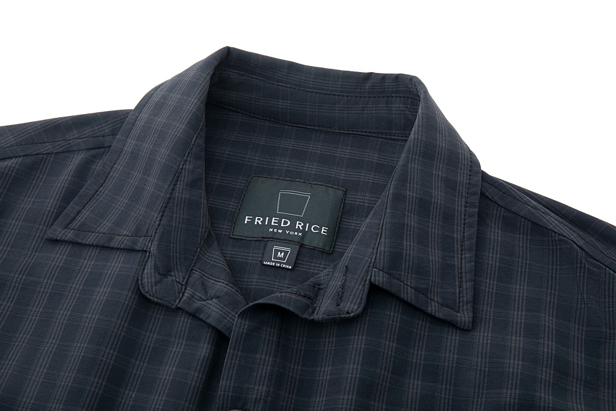 Grid Check Convertible Sleeve Shirt – Dark Plaid, Relaxed Fit - Image 11