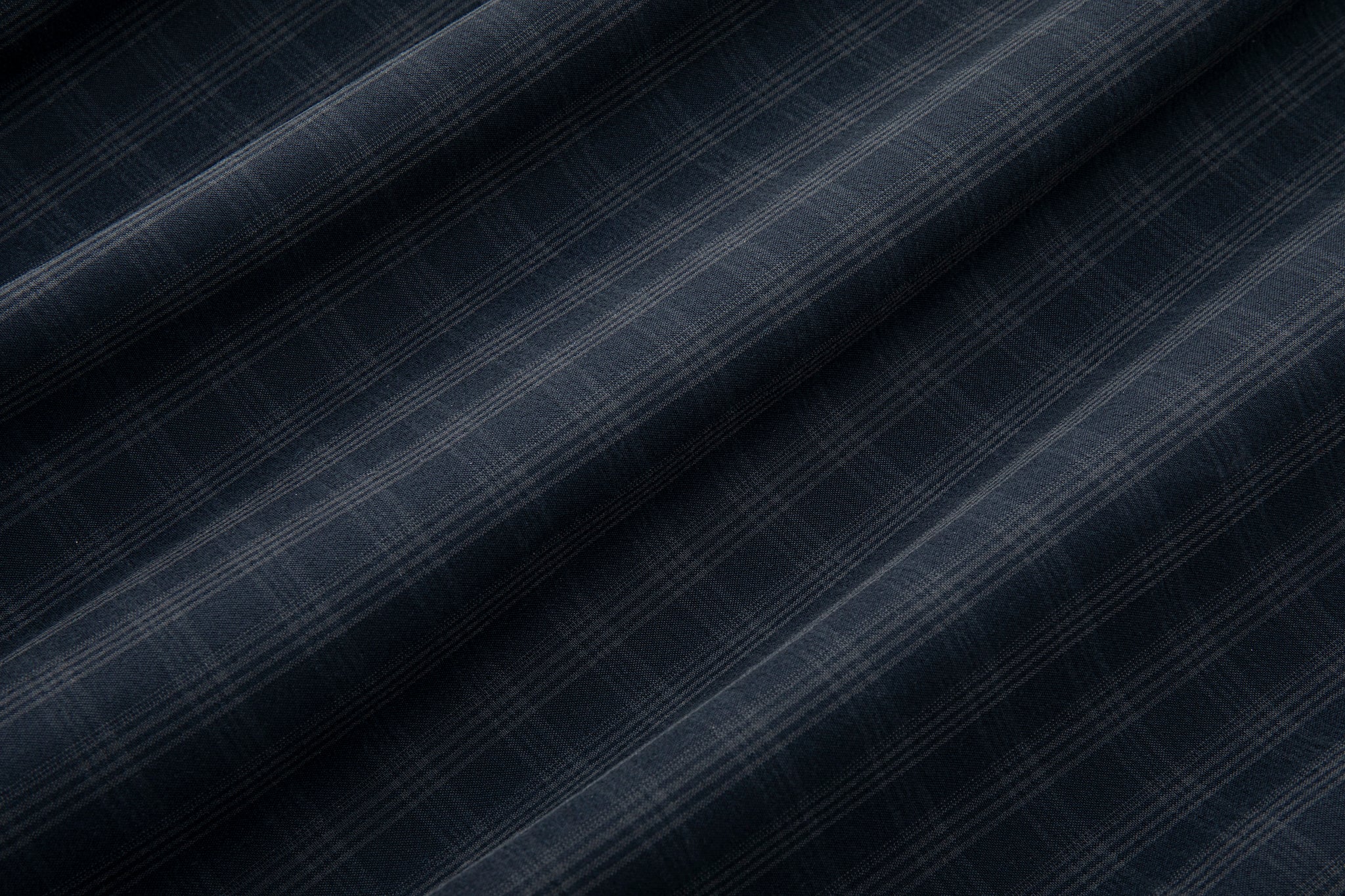 Grid Check Convertible Sleeve Shirt – Dark Plaid, Relaxed Fit - Image 14