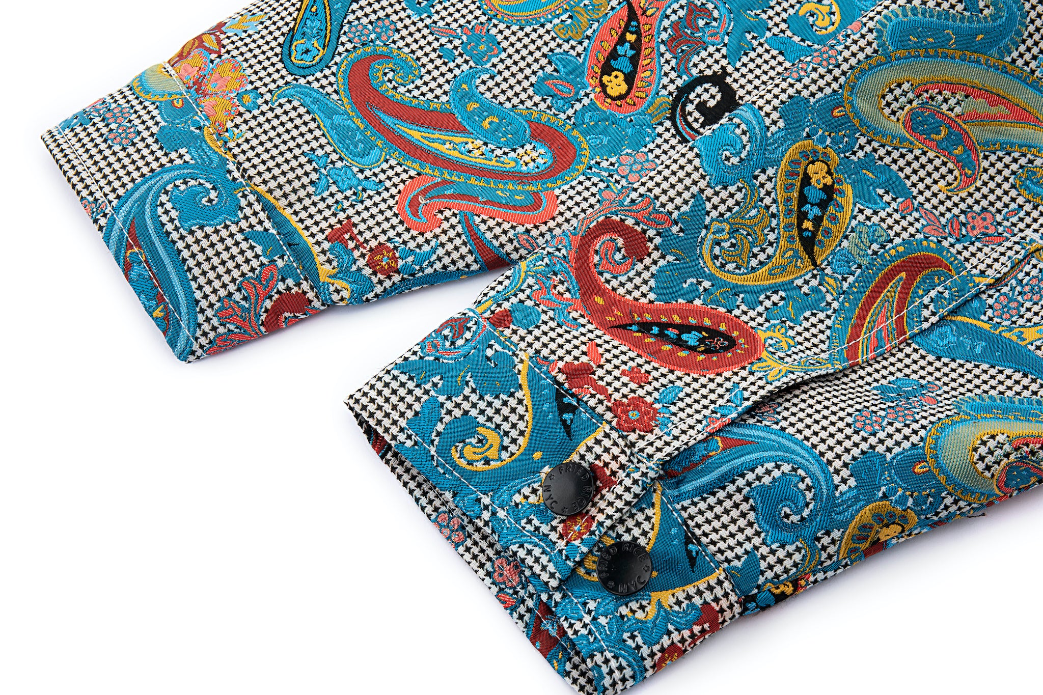 Multicolor Paisley Moto Jacket - Image 17